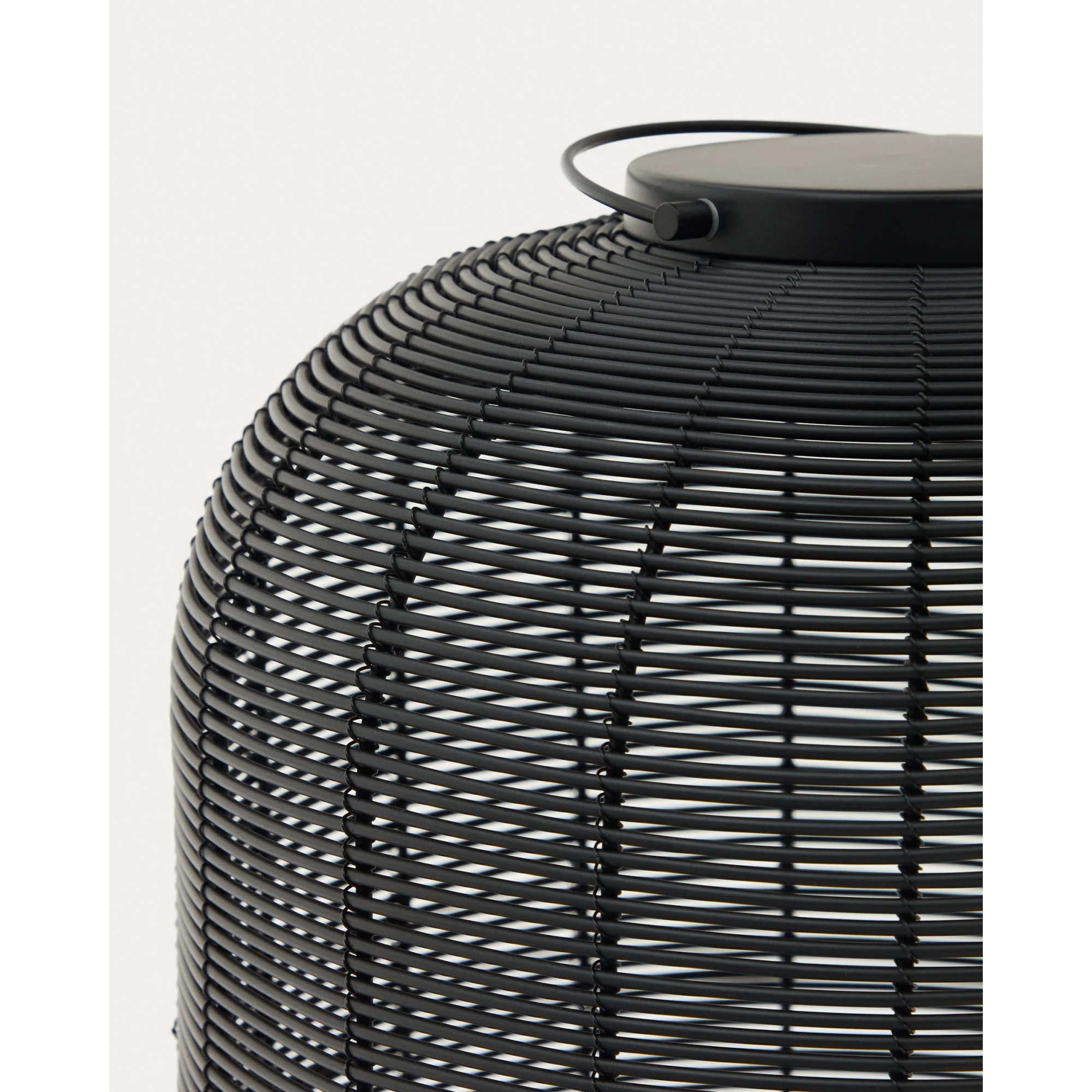 Kave Home Saranella Table Lamp, Large, Black