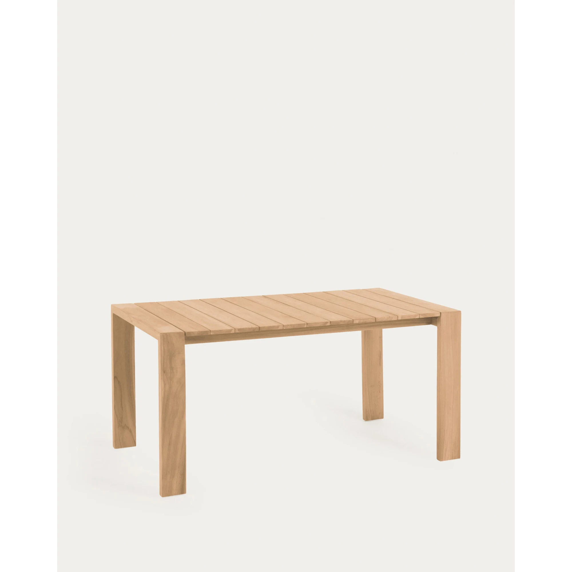 Kave Home Victoire Solid Teak Wood Dining Table, 200cm