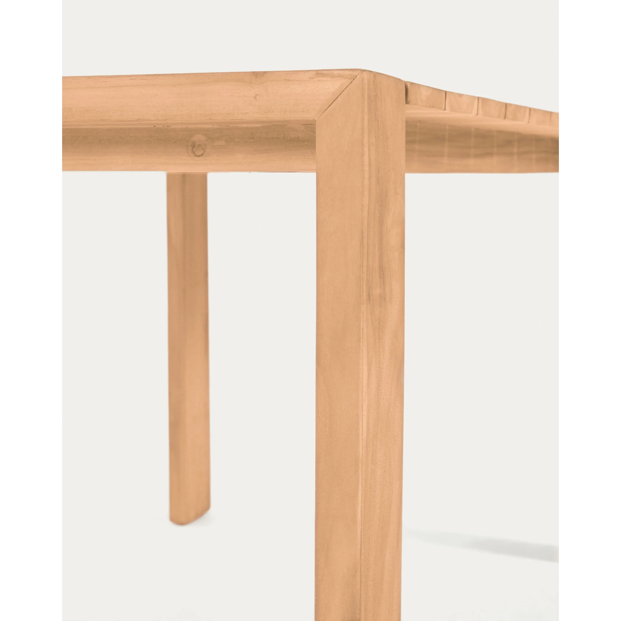 Kave Home Victoire Solid Teak Wood Dining Table, 200cm