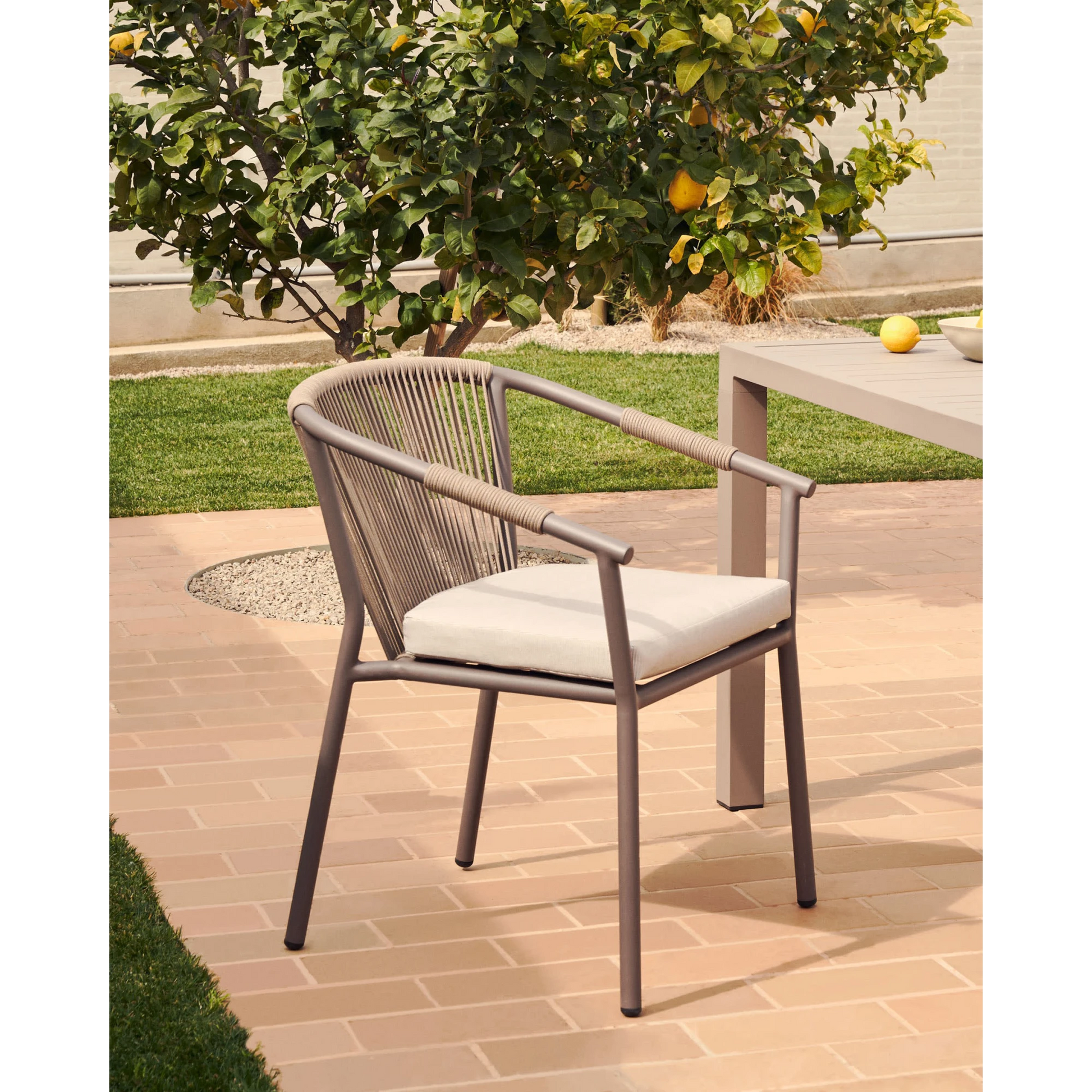 Kave Home Xelida Dining Chair, Brown, Set of 4