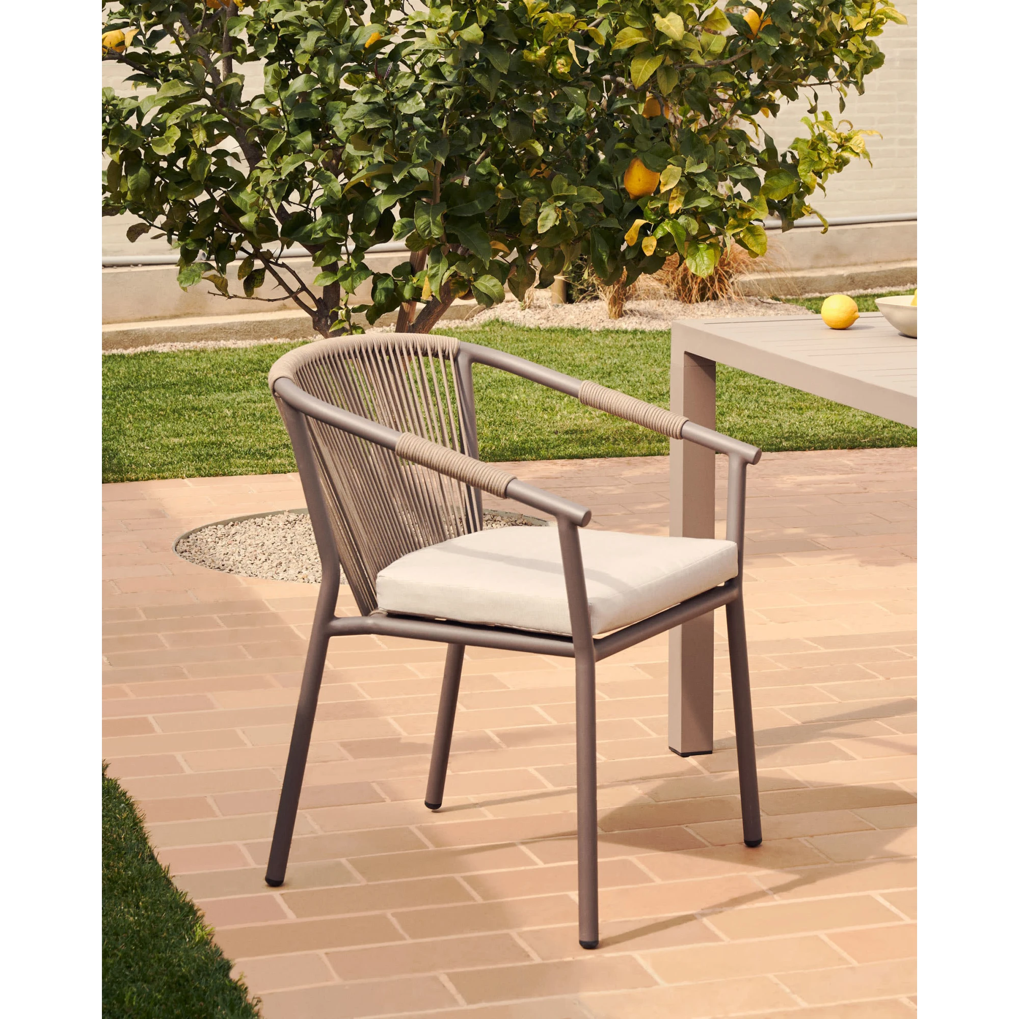 Kave Home Xelida Dining Chair, Brown, Set of 4
