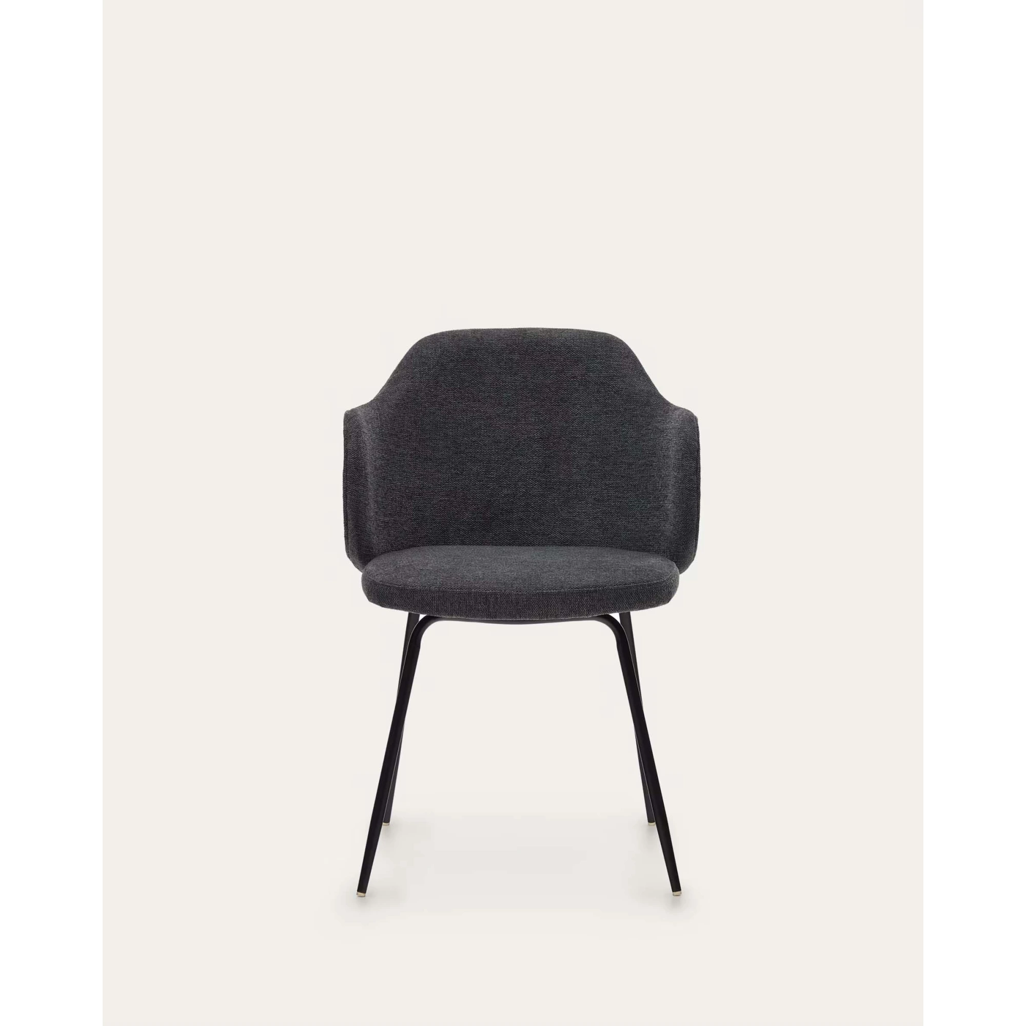 Kave Home Yunia Dining Chair, Dark Grey