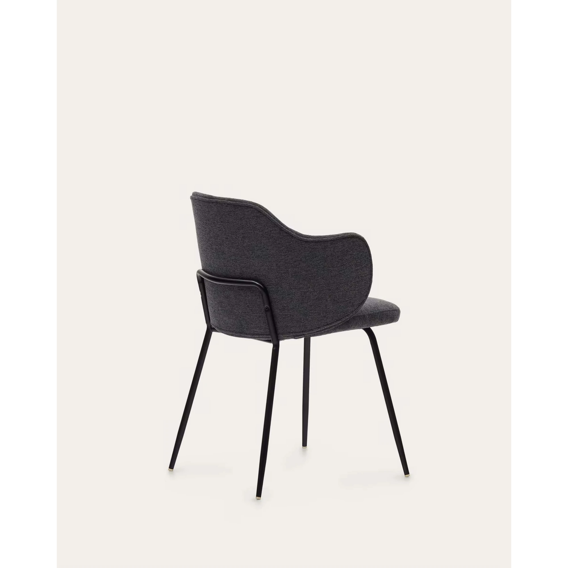 Kave Home Yunia Dining Chair, Dark Grey