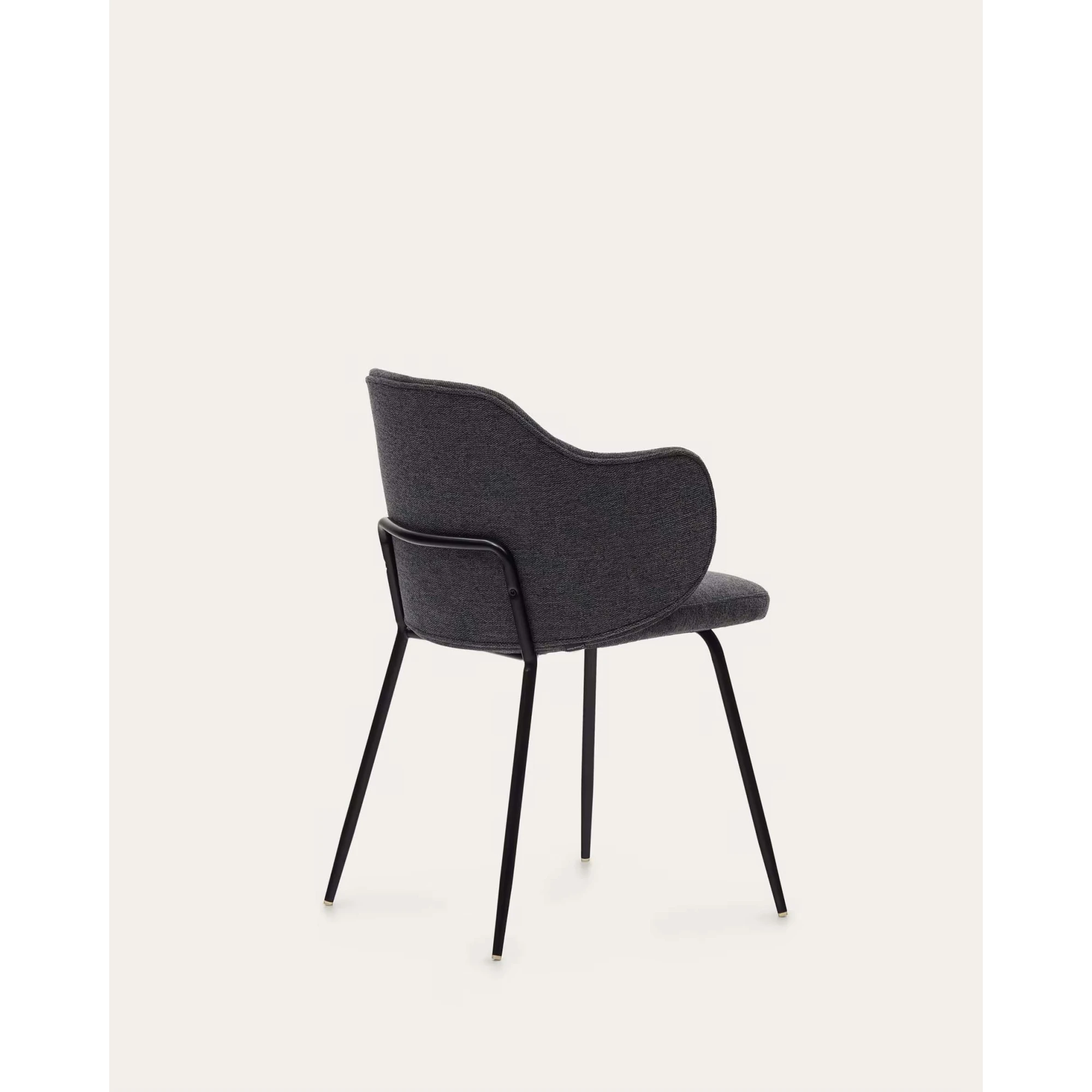Kave Home Yunia Dining Chair, Dark Grey