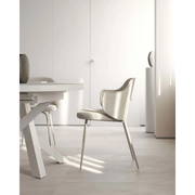 Kave Home Yunia Corduroy Dining Chair, Beige