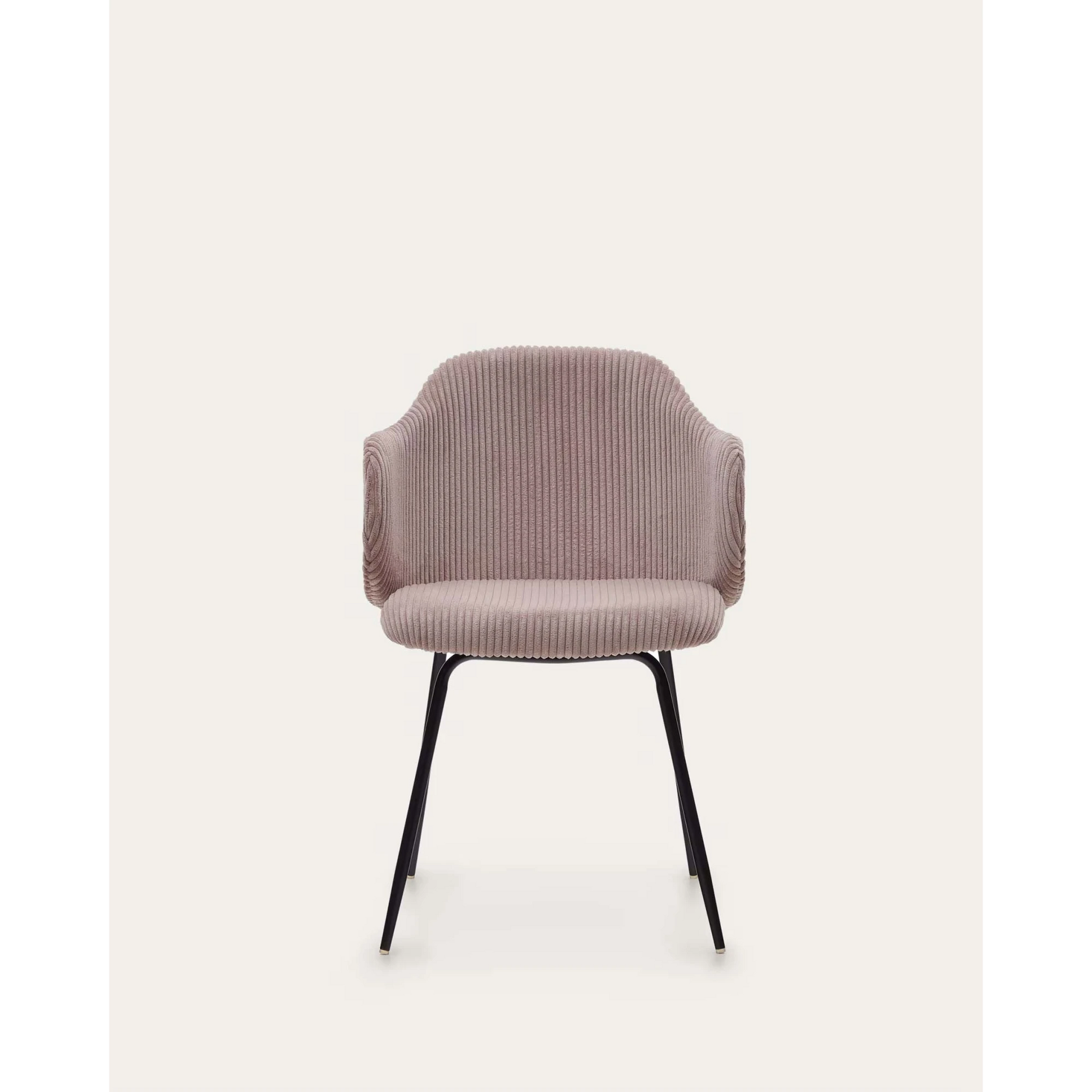 Kave Home Yunia Corduroy Dining Chair, Pink