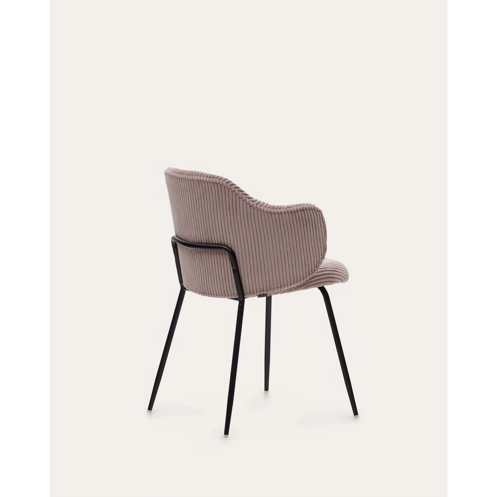 Kave Home Yunia Corduroy Dining Chair, Pink
