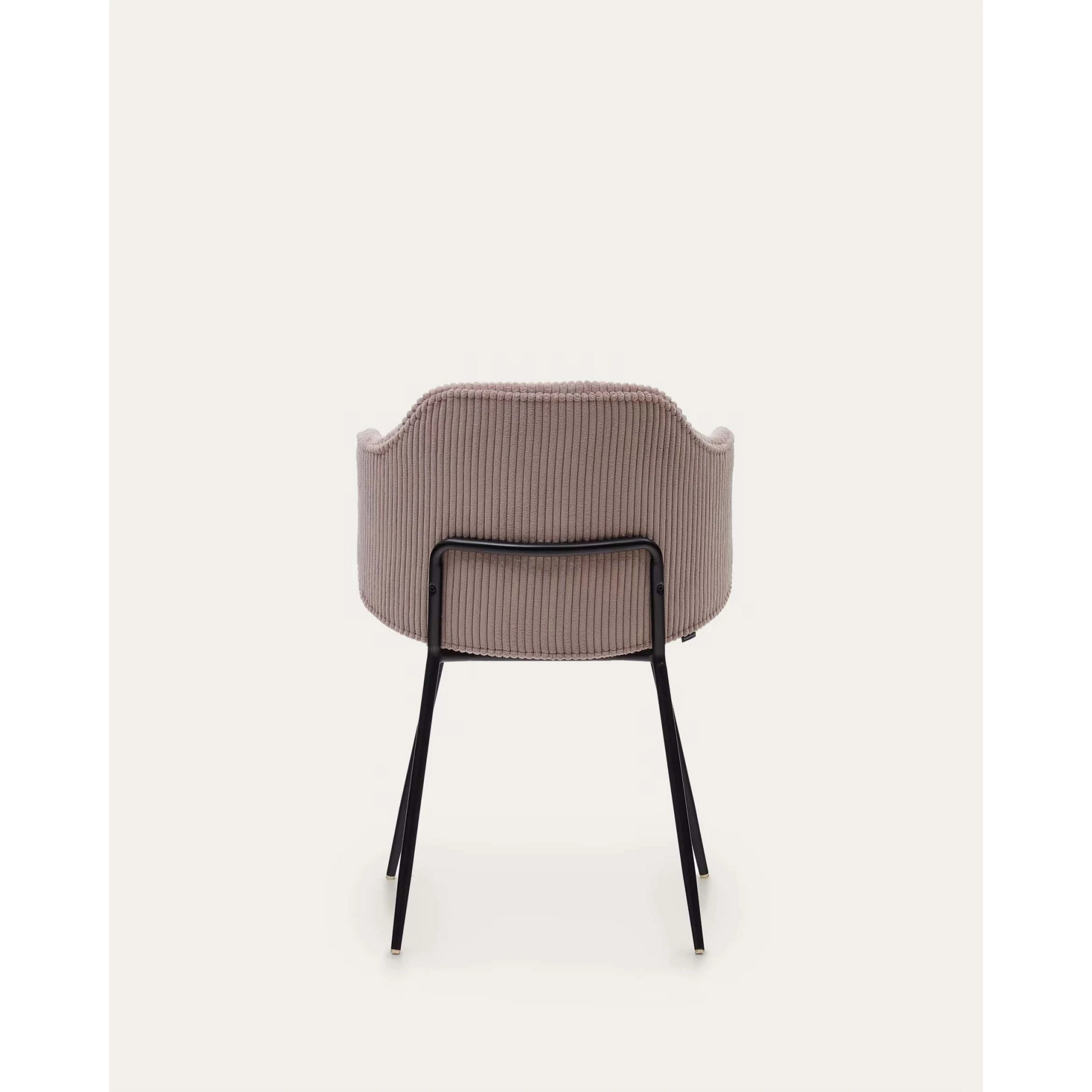 Kave Home Yunia Corduroy Dining Chair, Pink