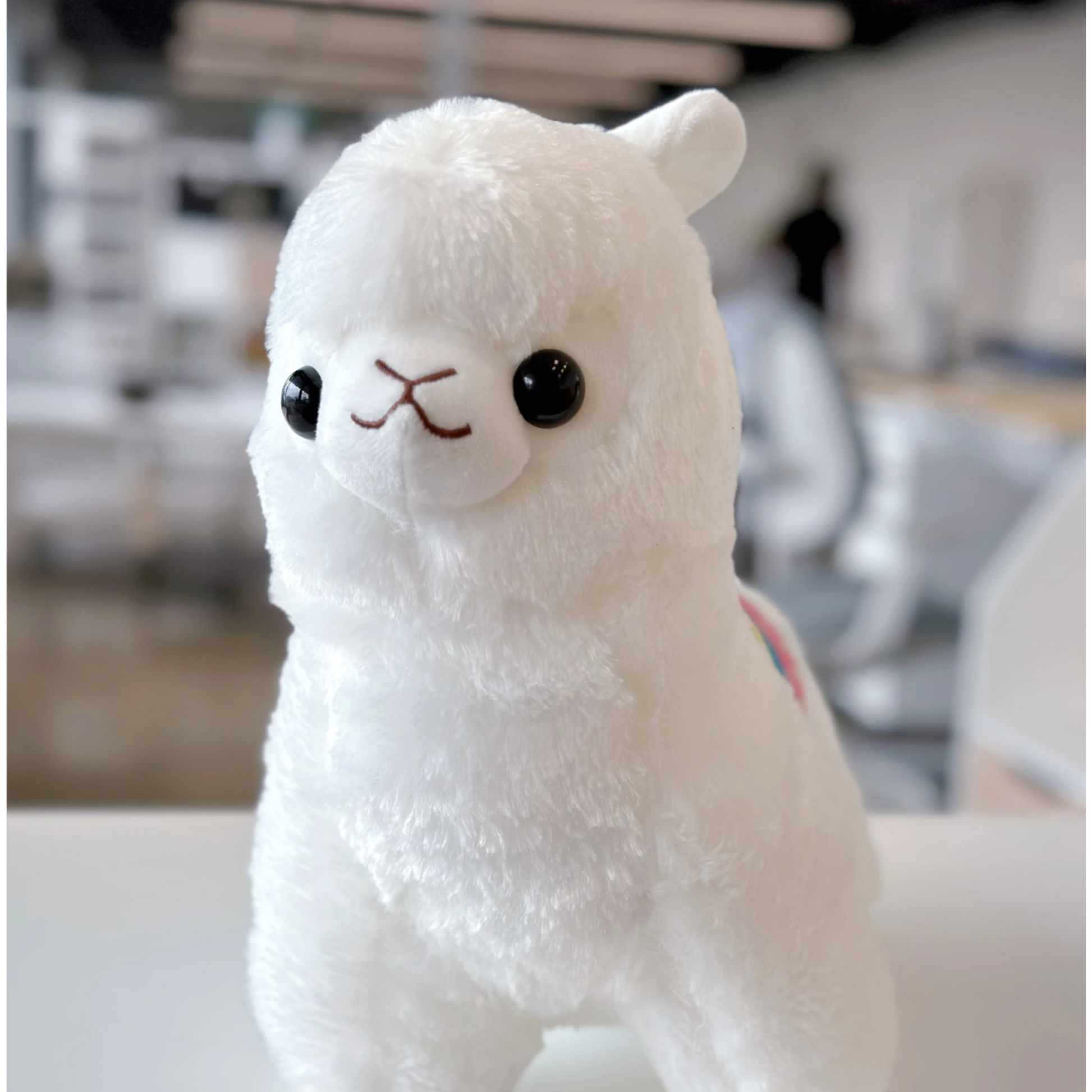 Alpaka Soft Toy, White, 35cm