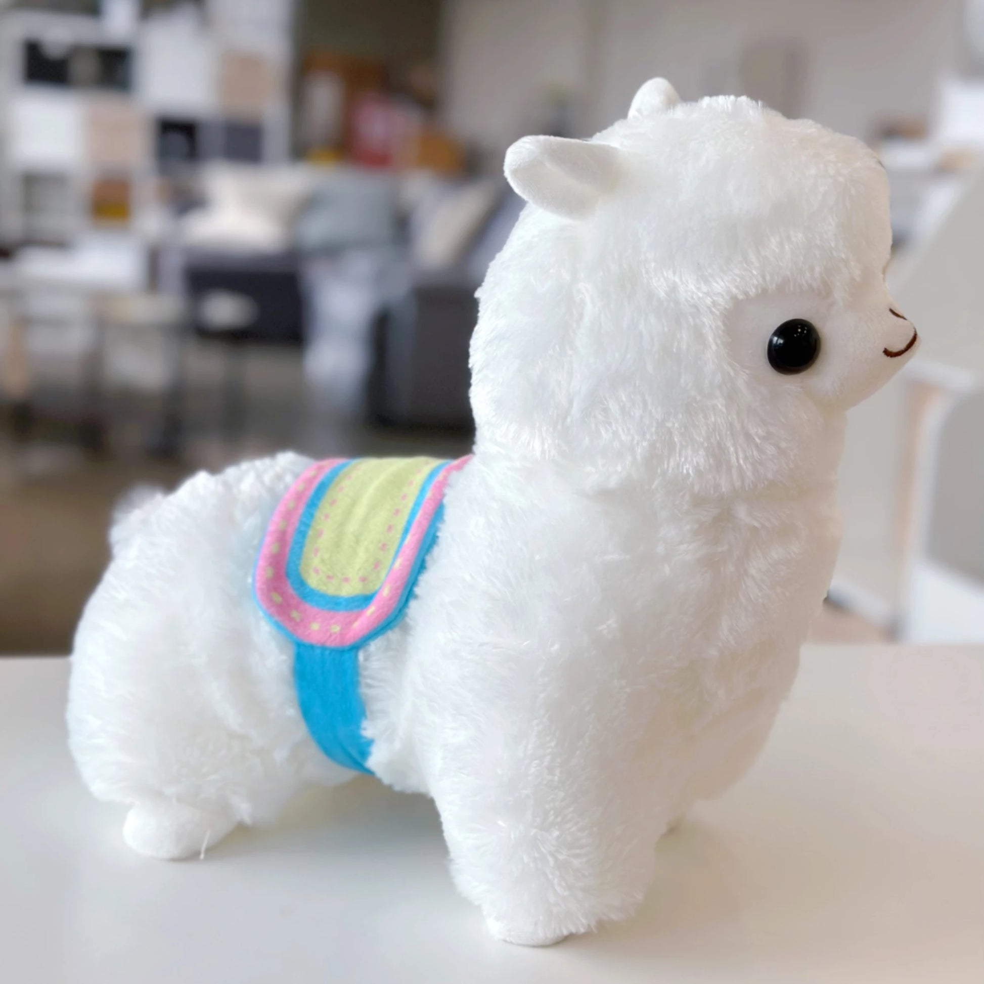 Alpaka Soft Toy, White, 35cm