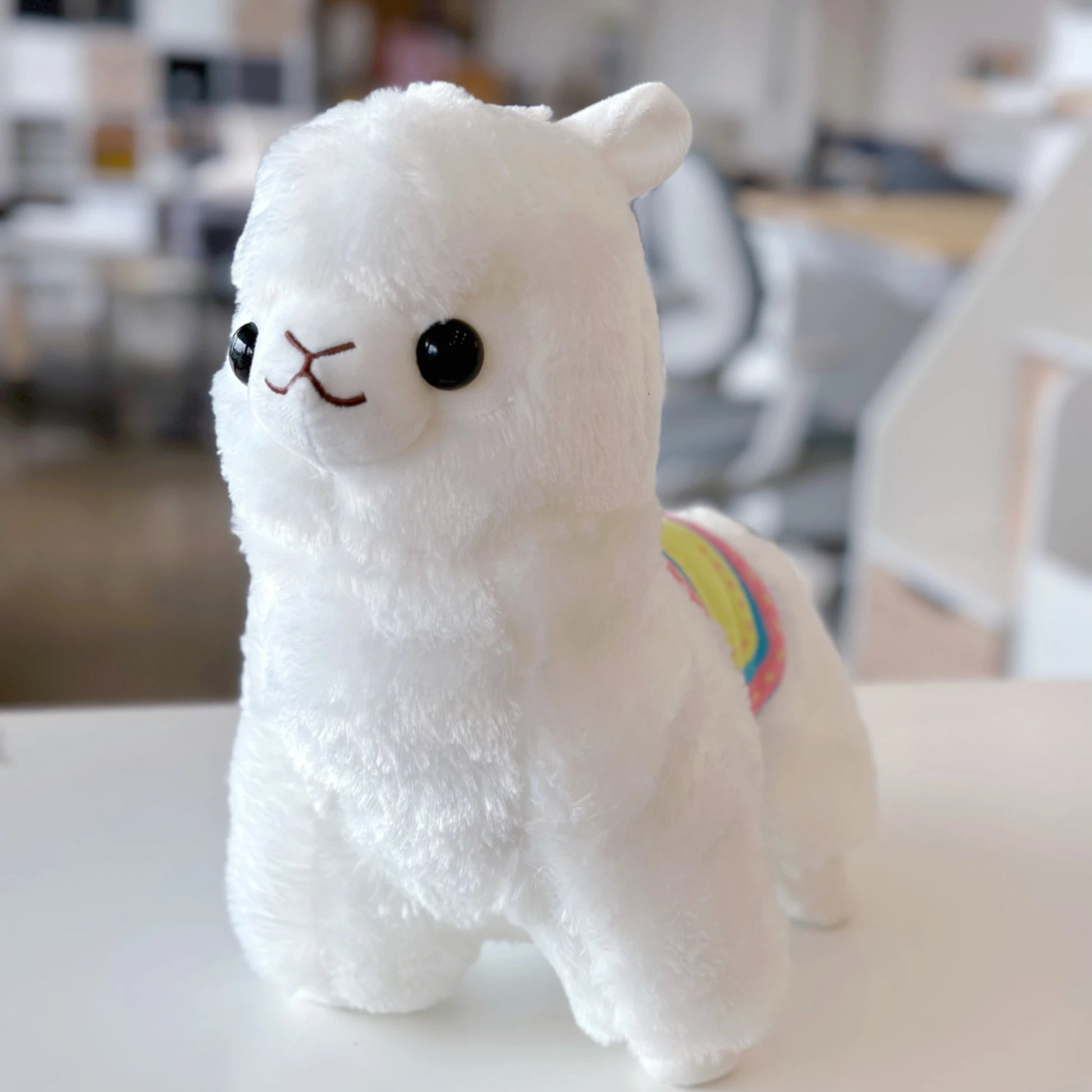 Alpaka Soft Toy, White, 35cm