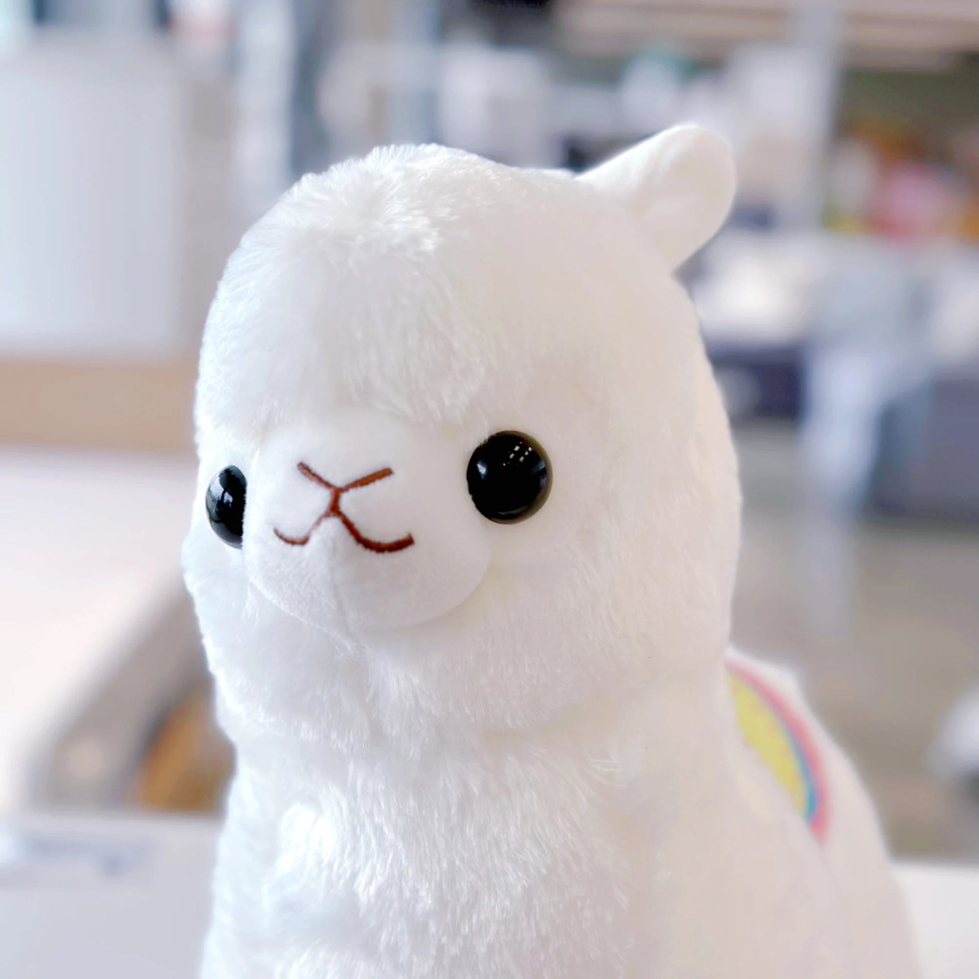 Alpaka Soft Toy, White, 35cm