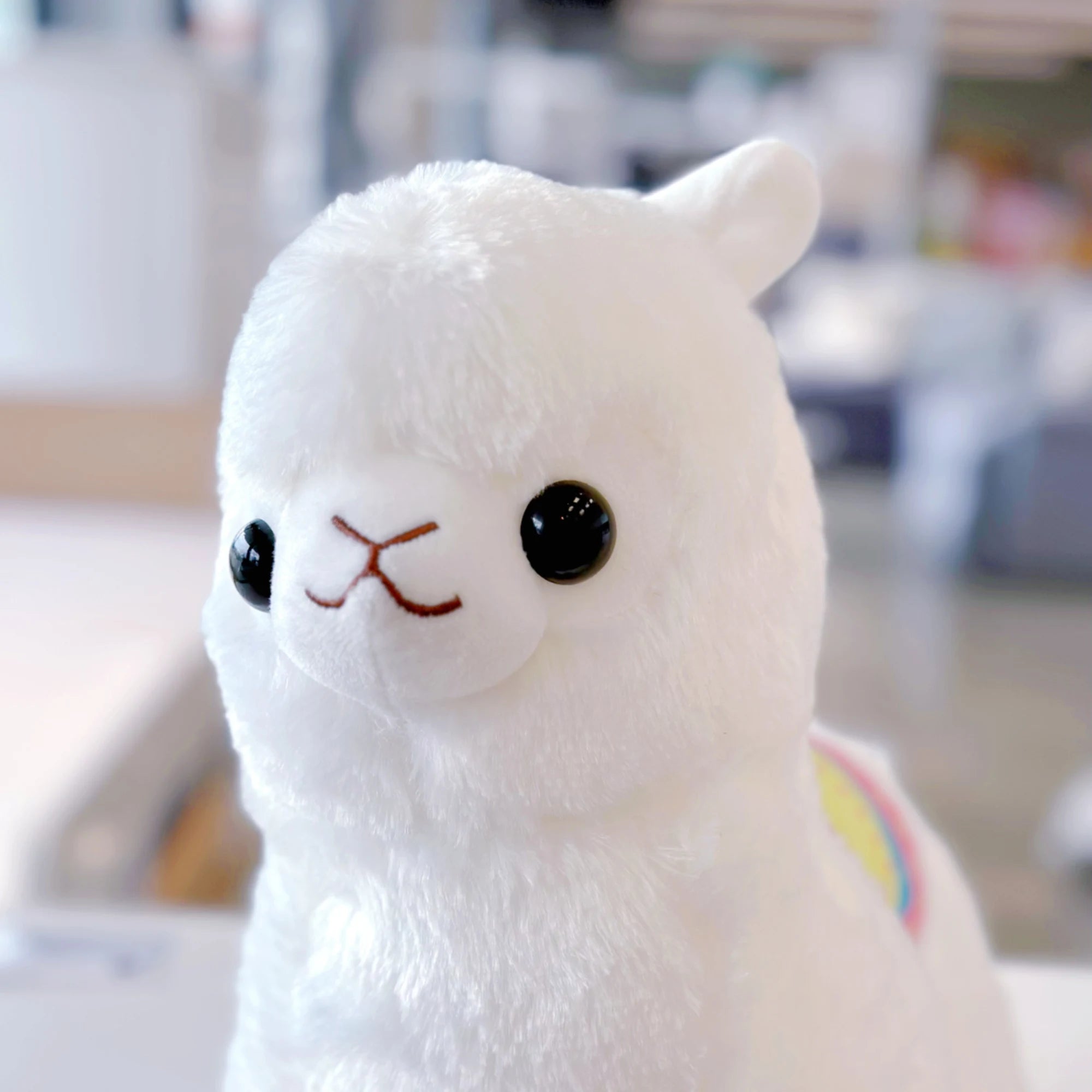 Alpaka Soft Toy, White, 35cm