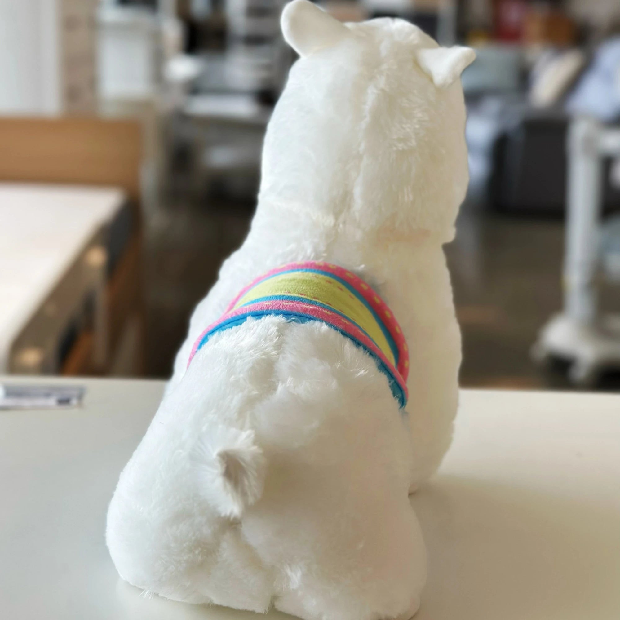Alpaka Soft Toy, White, 35cm