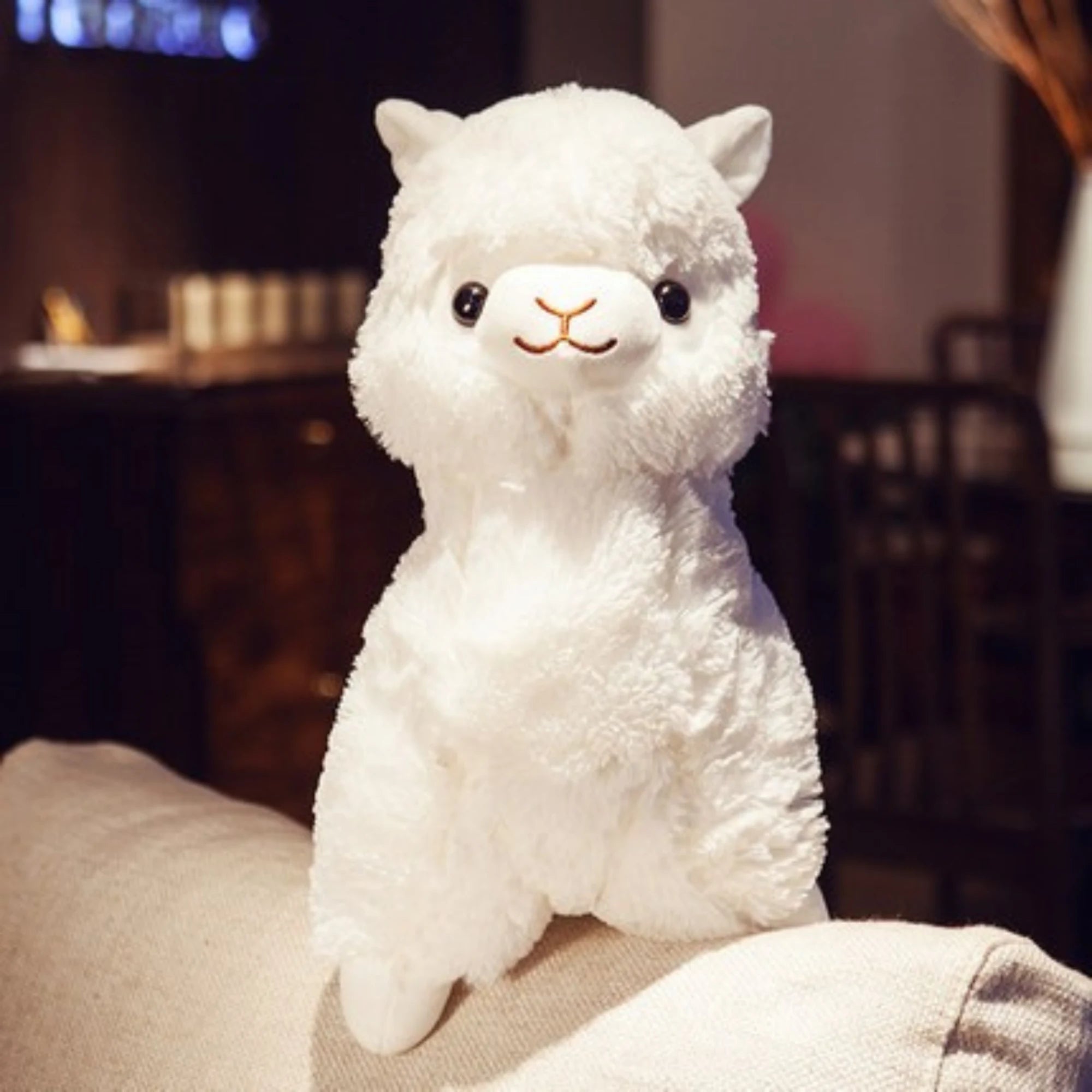 Alpaka Soft Toy, White, 35cm