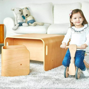 Alpaka Joy Kids Table with stool, Plywood, Birch