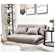 Urbana Japanese Futon Lounge 2-Seater Sofa Bed, Grey, 150cm