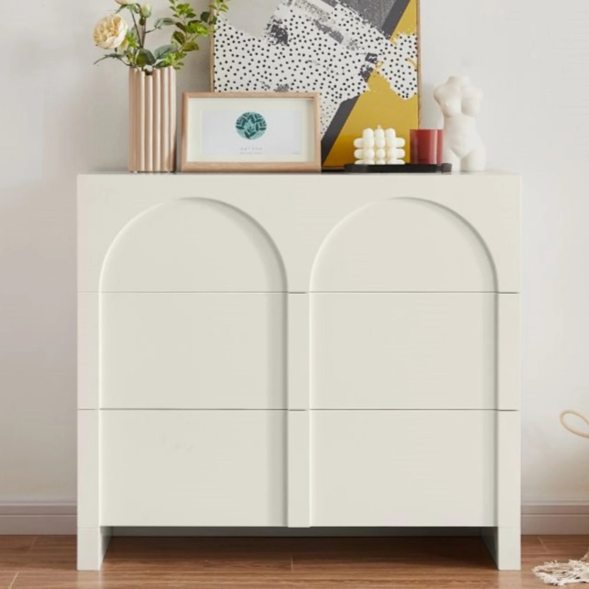 Lifely Arch Sideboard with 3 Drawers