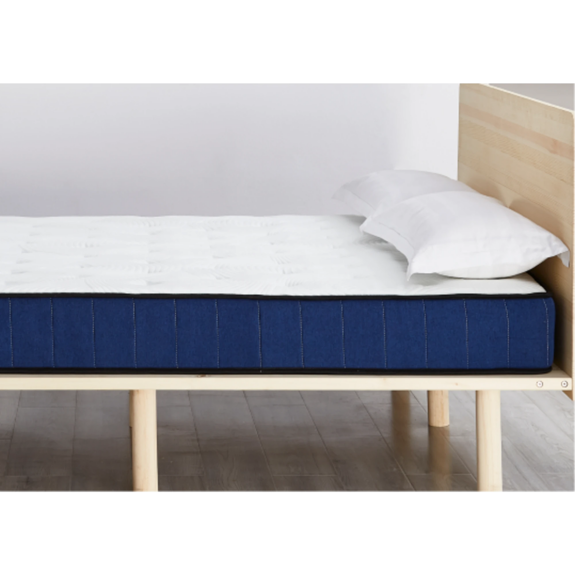 Lifely Deep Dream Basic Cool Gel Infused Memory Foam Mattress, Medium Firm, White, Blue