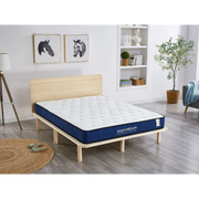 Lifely Deep Dream Basic Cool Gel Infused Memory Foam Mattress, Medium Firm, White, Blue