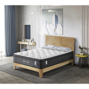 Lifely Deep Dream Essential Pocket Spring Mattress, Medium Firm, White, Grey