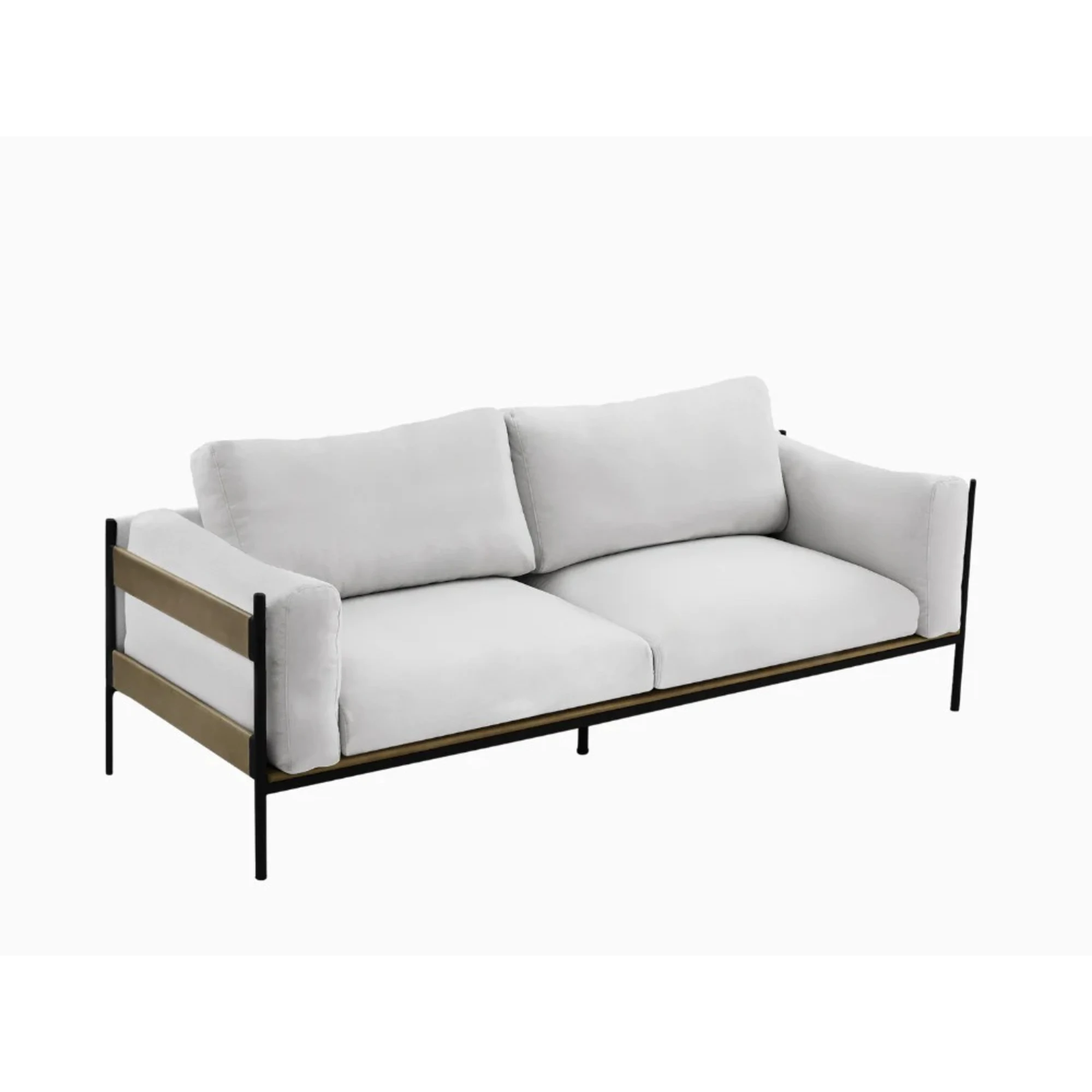 Lifely Nash 3 Seater Sofa, 79Wx208Lx81.5Hcm, Grey
