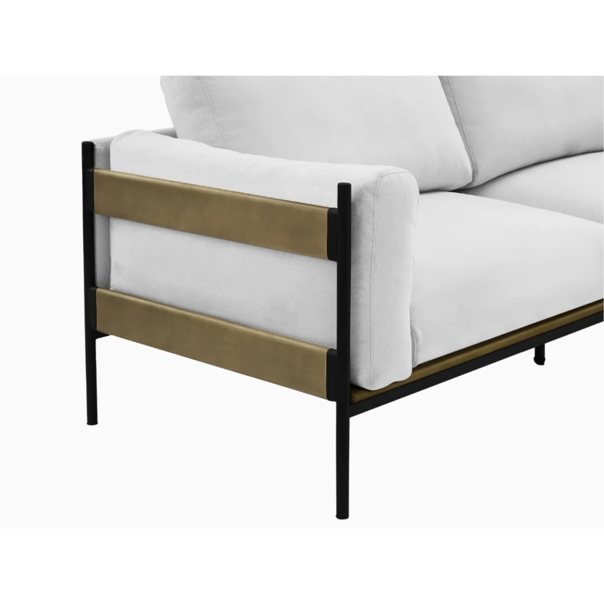 Lifely Nash 3 Seater Sofa, 79Wx208Lx81.5Hcm, Grey