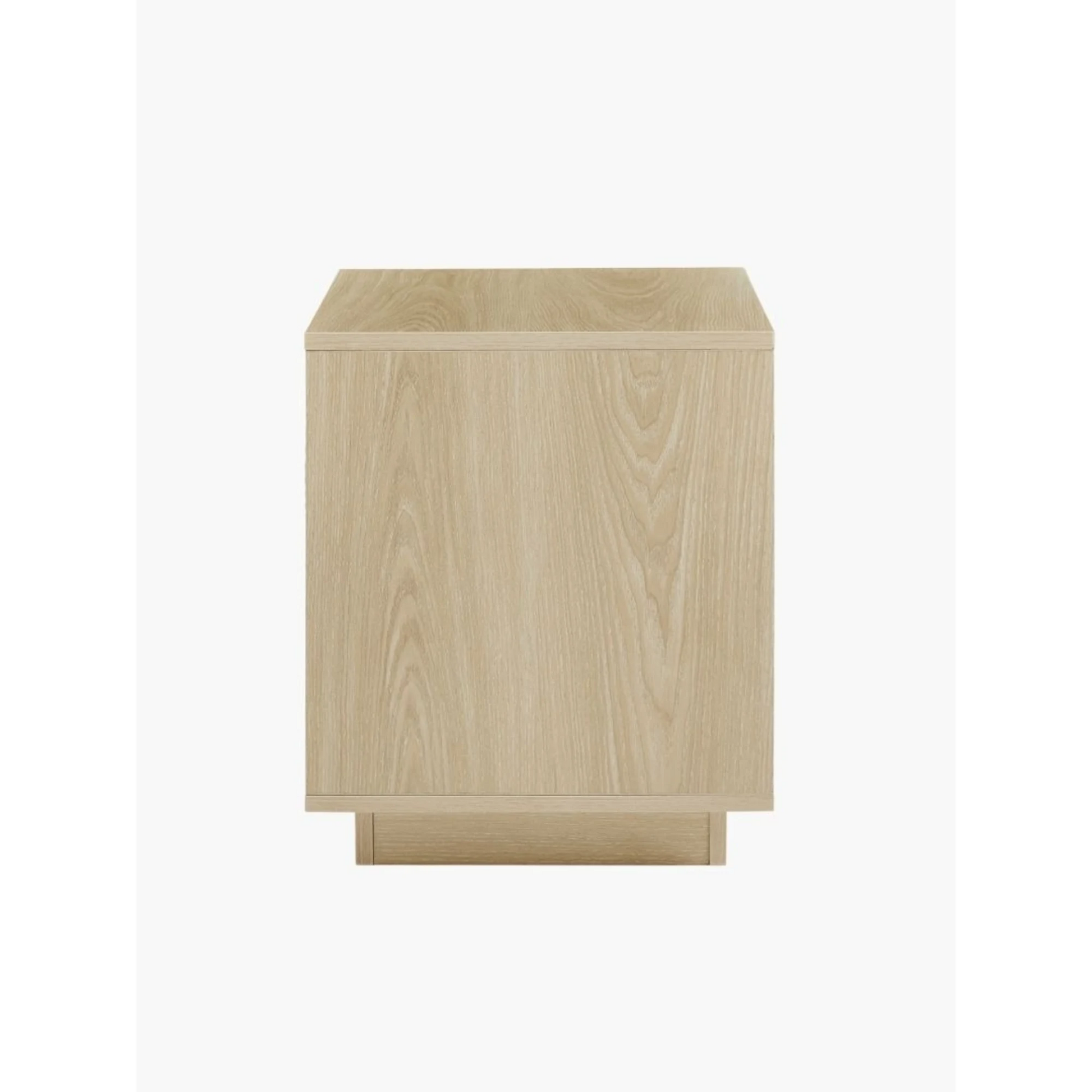 Lifely Nook Bedside Table, Natural Wood
