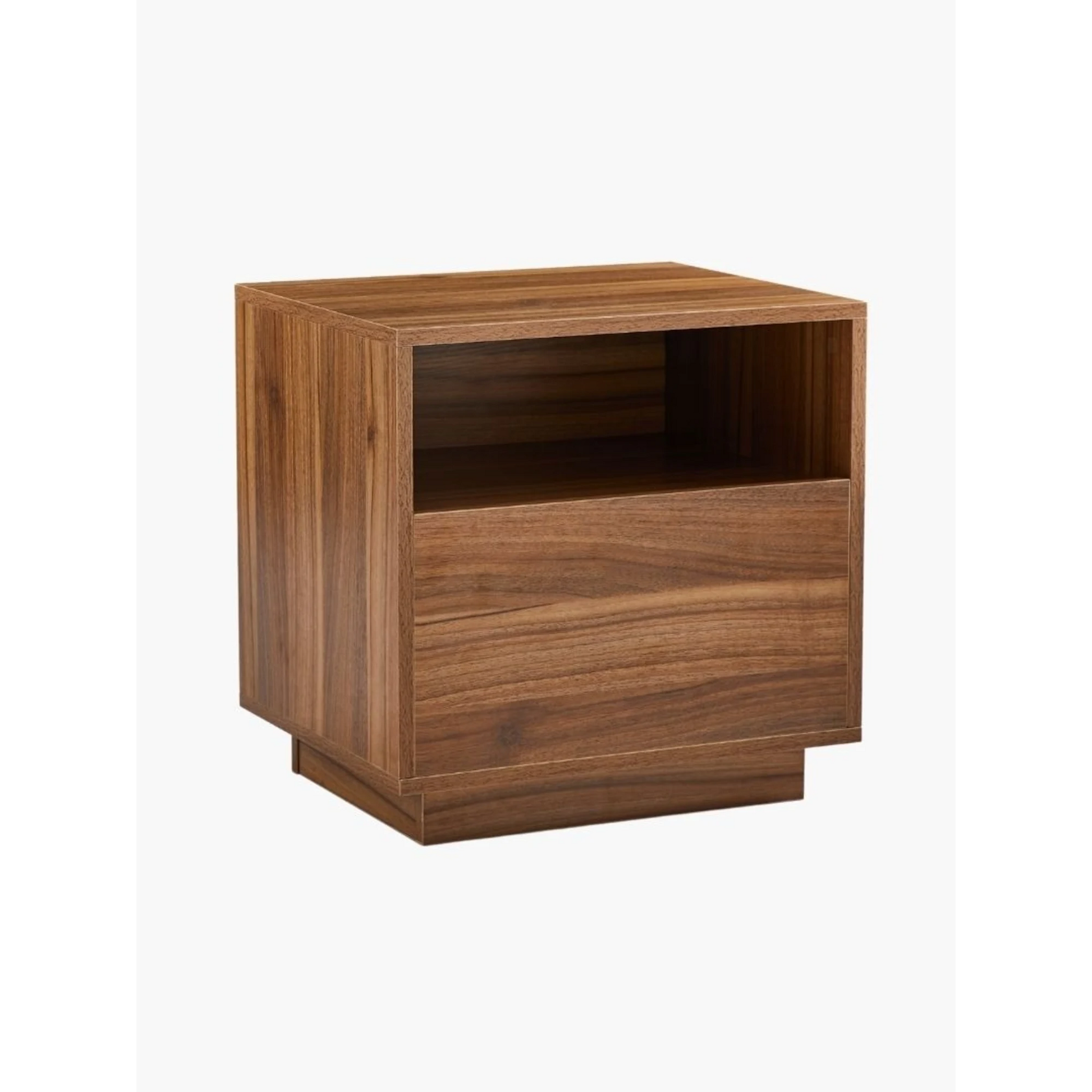 Lifely Nook Bedside Table, Dark Wood