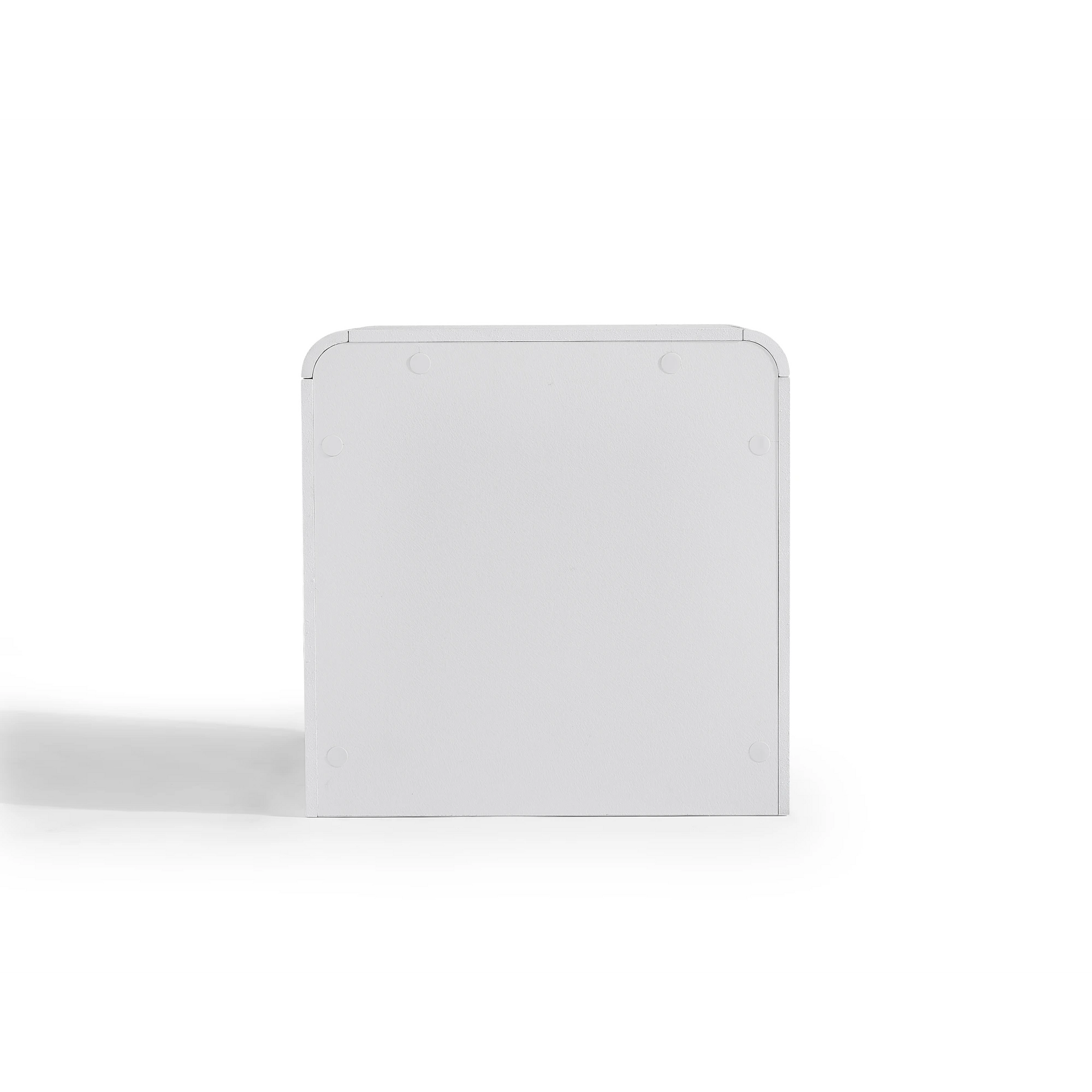 Lifely Sorrento Bedside Table, Chalk White, 40Wx50Lx50Hcm