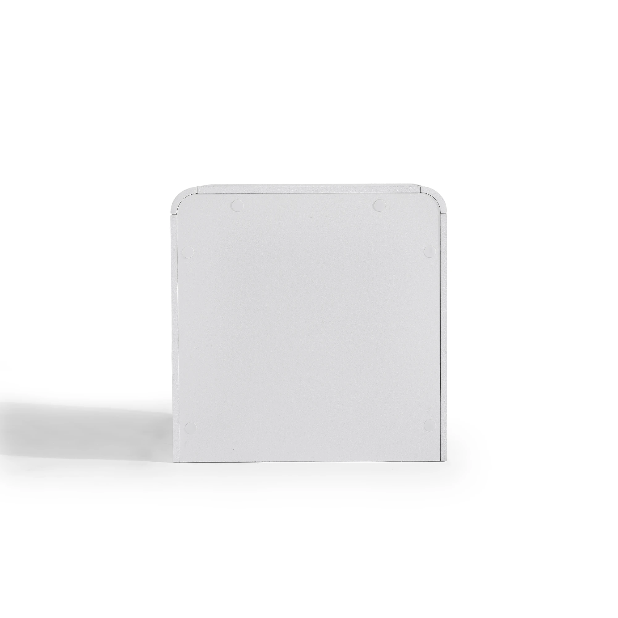 Lifely Sorrento Bedside Table, Chalk White, 40Wx50Lx50Hcm