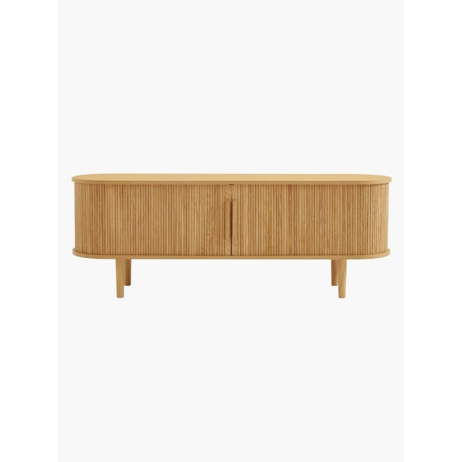 Lifely Tate Entertainment Unit, Natural Wood, 160cm