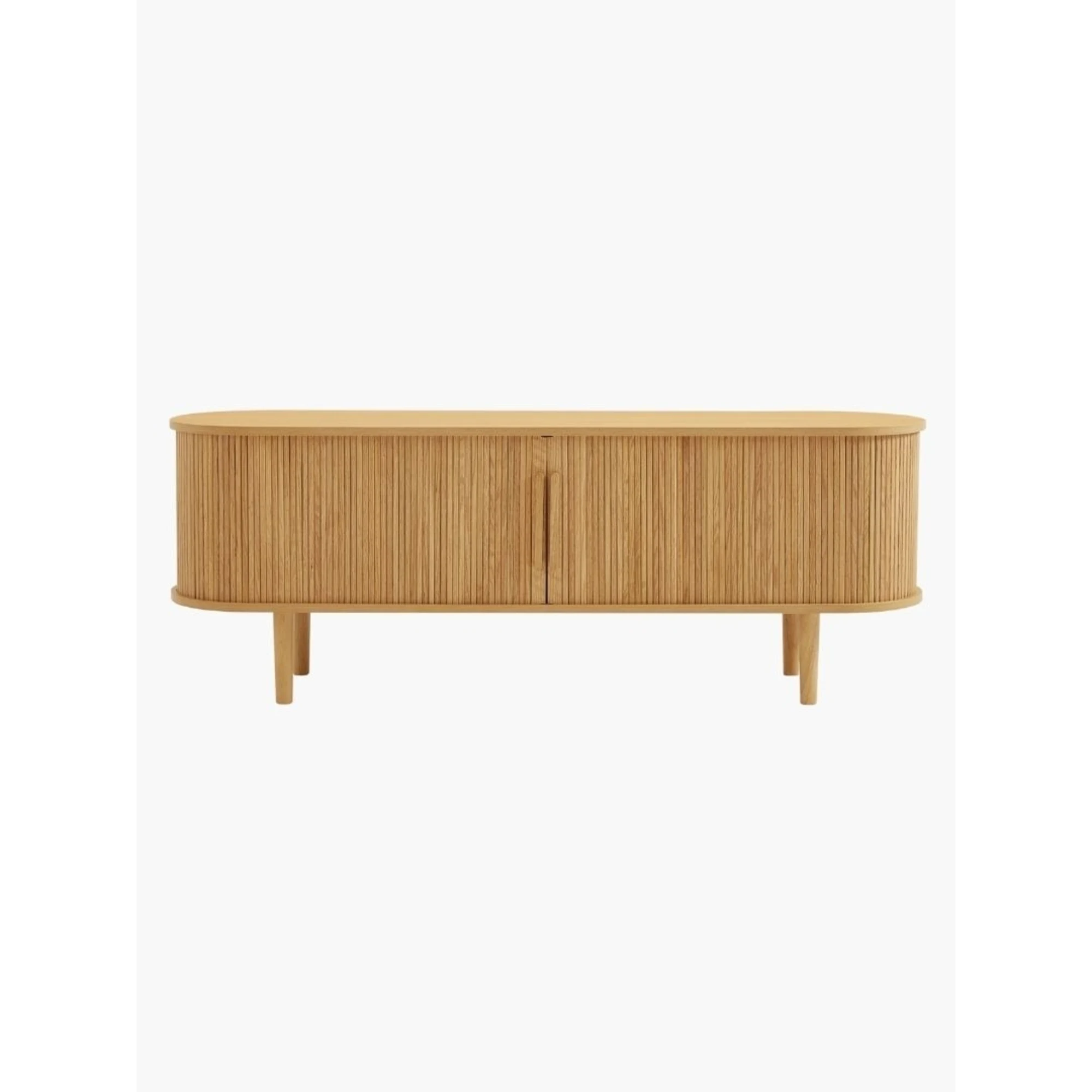 Lifely Tate Entertainment Unit, Natural Wood, 160cm