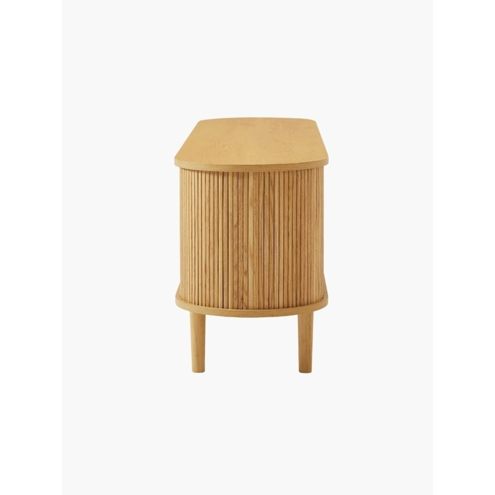 Lifely Tate Entertainment Unit, Natural Wood, 160cm