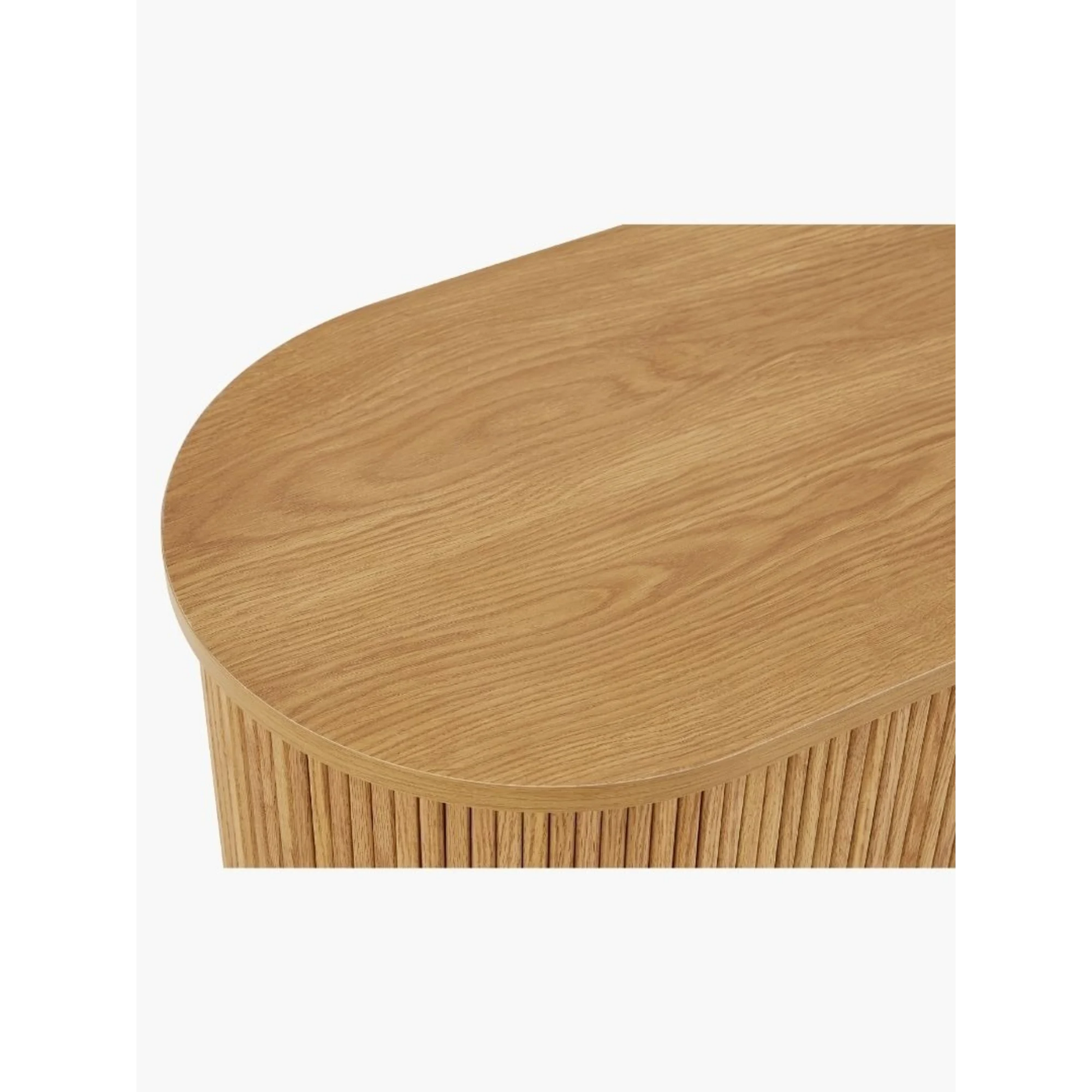 Lifely Tate Entertainment Unit, Natural Wood, 160cm