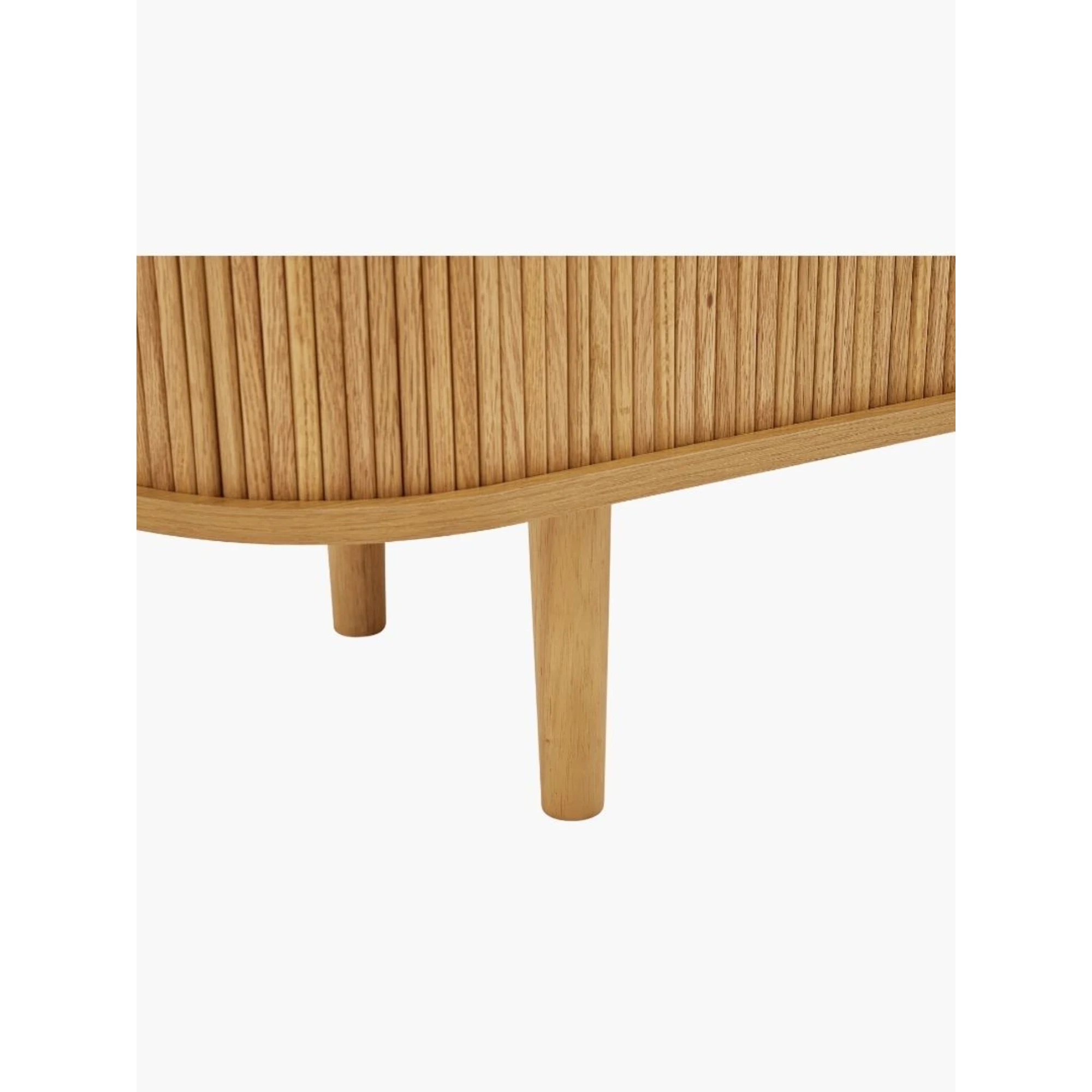 Lifely Tate Entertainment Unit, Natural Wood, 160cm