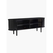Lifely Tate Entertainment Unit, Black, 160cm