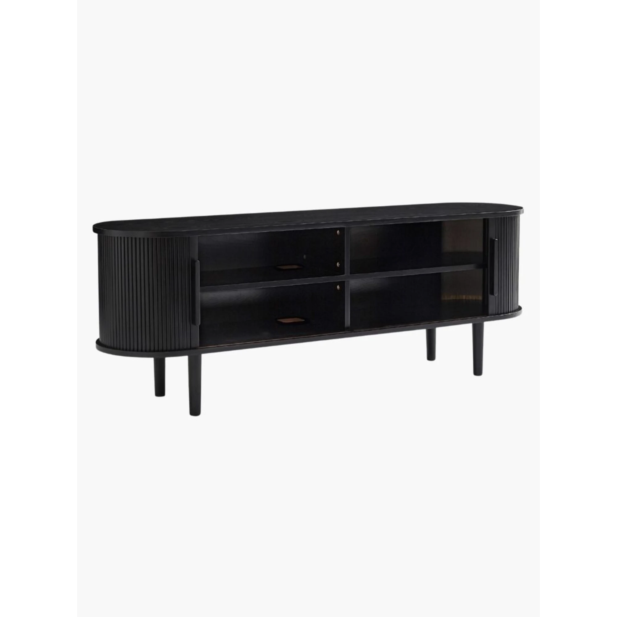 Lifely Tate Entertainment Unit, Black, 160cm