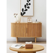 Lifely Tate Tambor Door Sideboard, Natural Wood