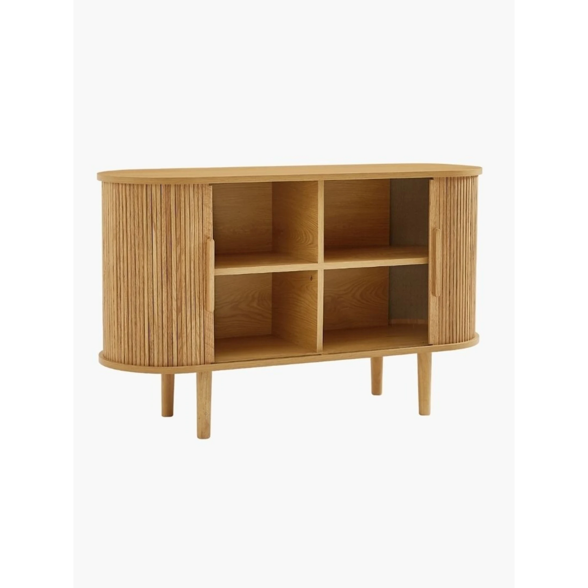 Lifely Tate Tambor Door Sideboard, Natural Wood