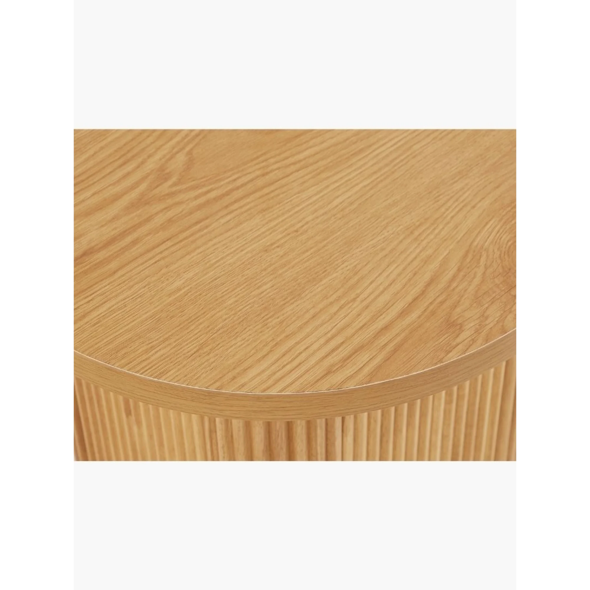 Lifely Tate Tambor Door Sideboard, Natural Wood