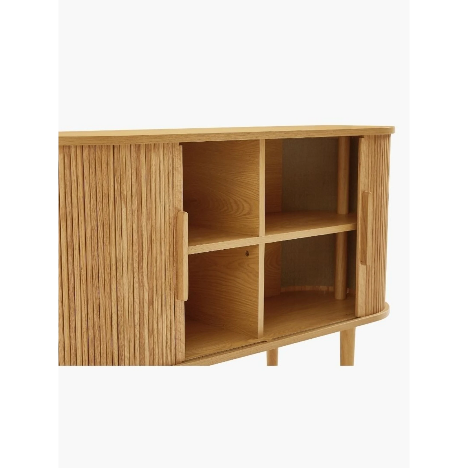 Lifely Tate Tambor Door Sideboard, Natural Wood