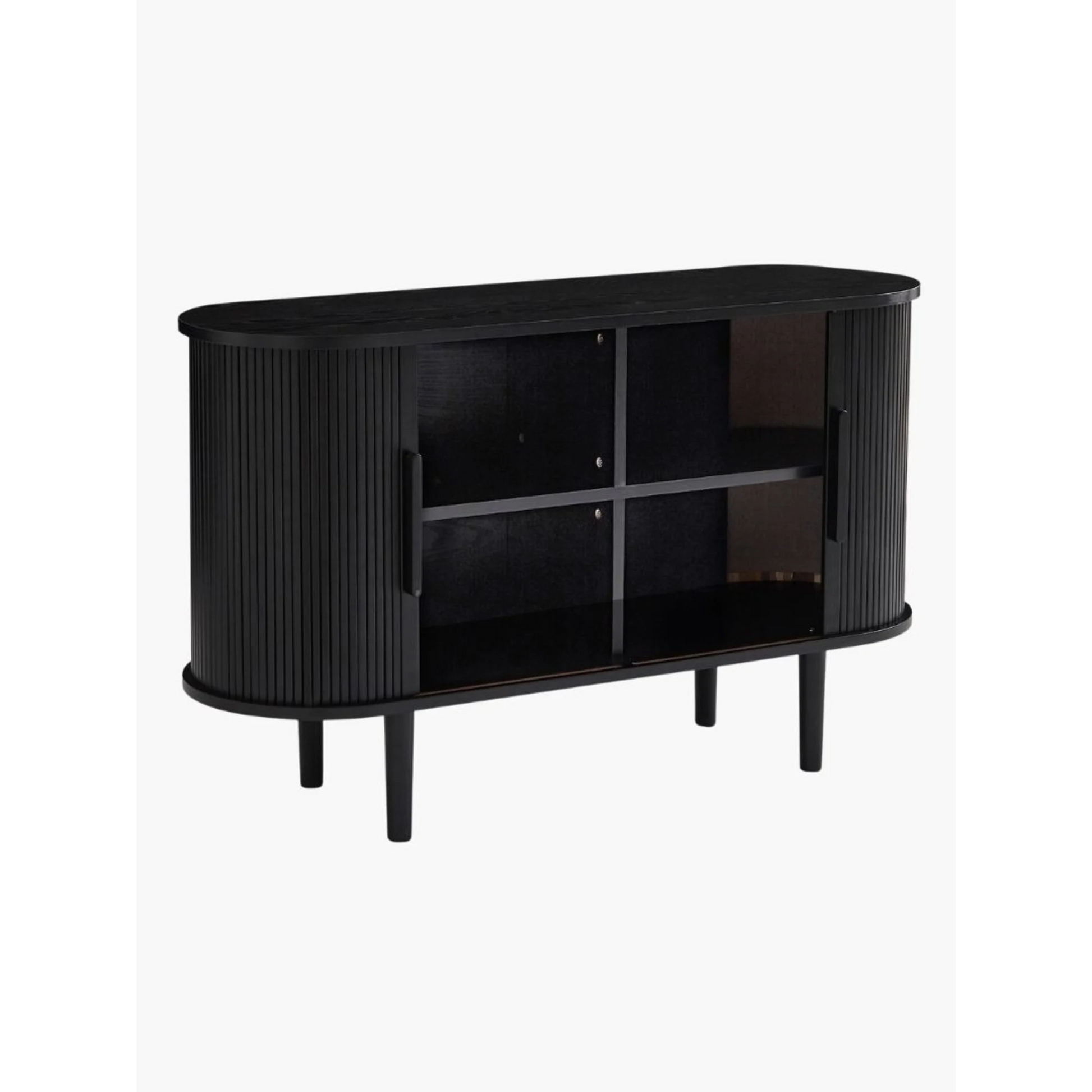 Lifely Tate Tambor Door Sideboard, Black
