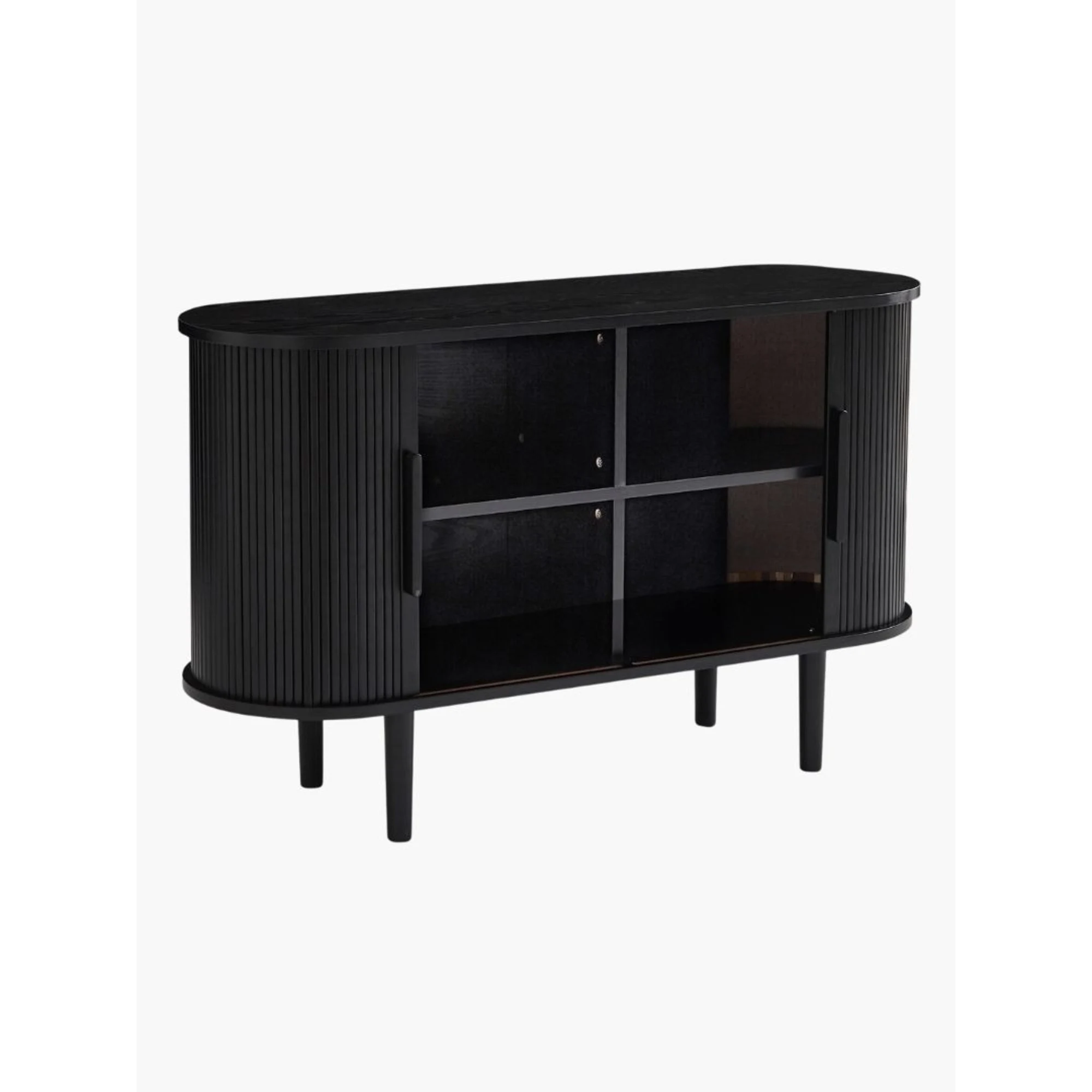 Lifely Tate Tambor Door Sideboard, Black
