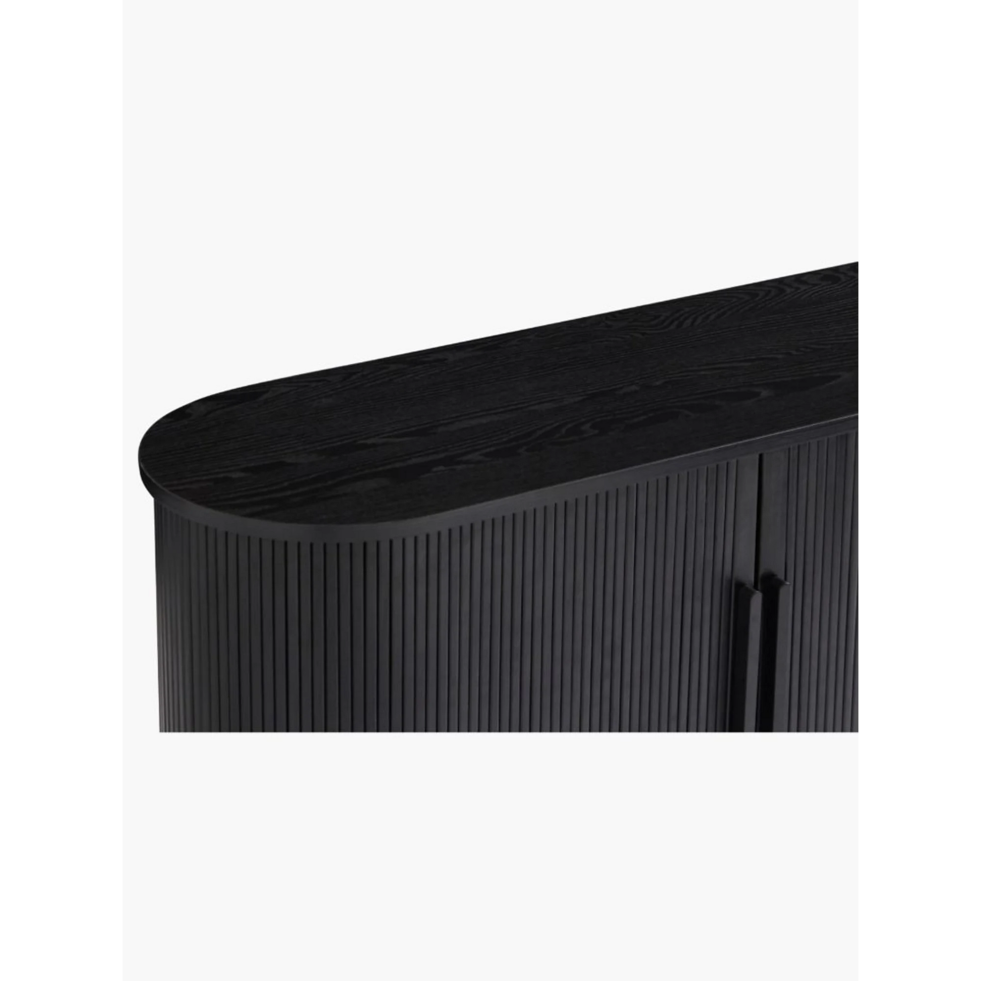 Lifely Tate Tambor Door Sideboard, Black