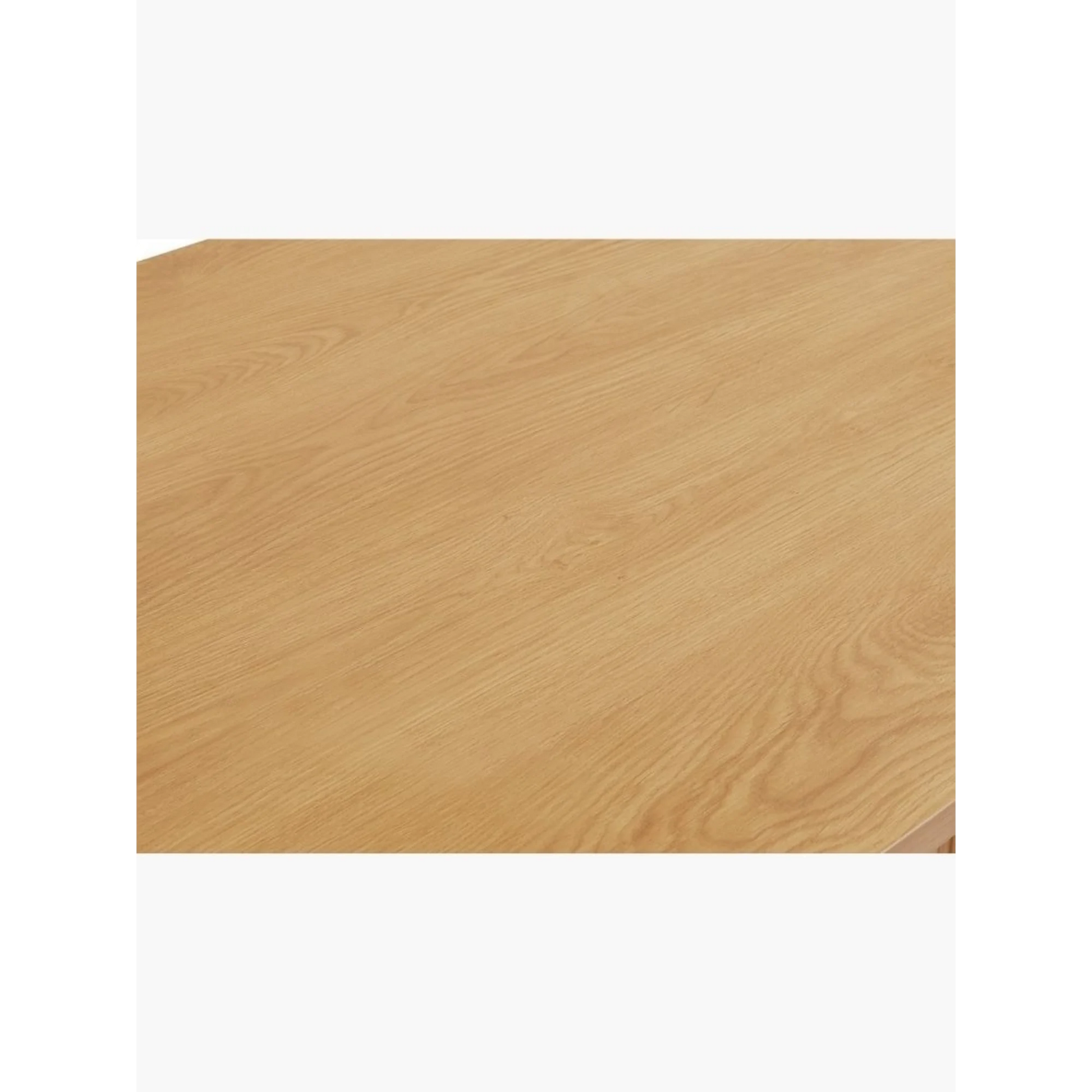 Lifely Tate Ripple Oval Dining Table, Natural Wood