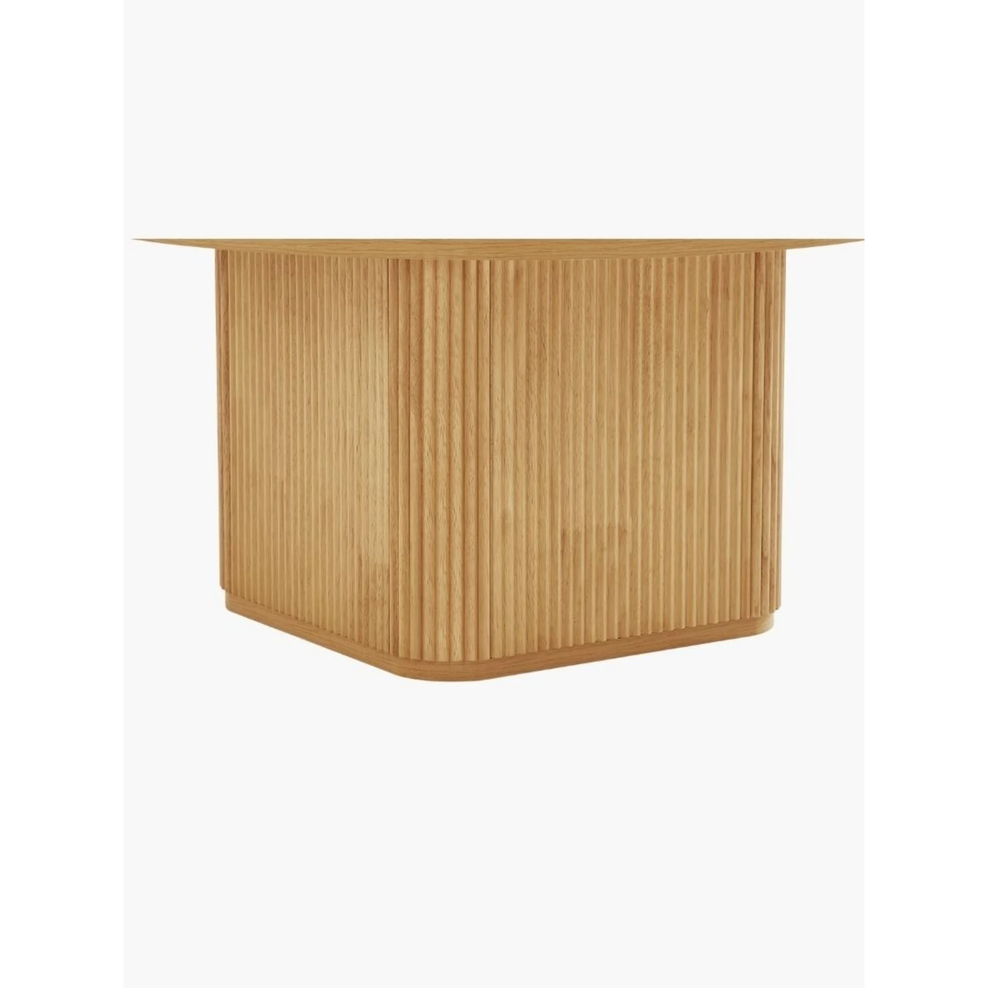 Lifely Tate Ripple Coffee Table, Natural Wood