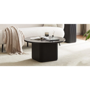 Lifely Tate Ripple Coffee Table, Black