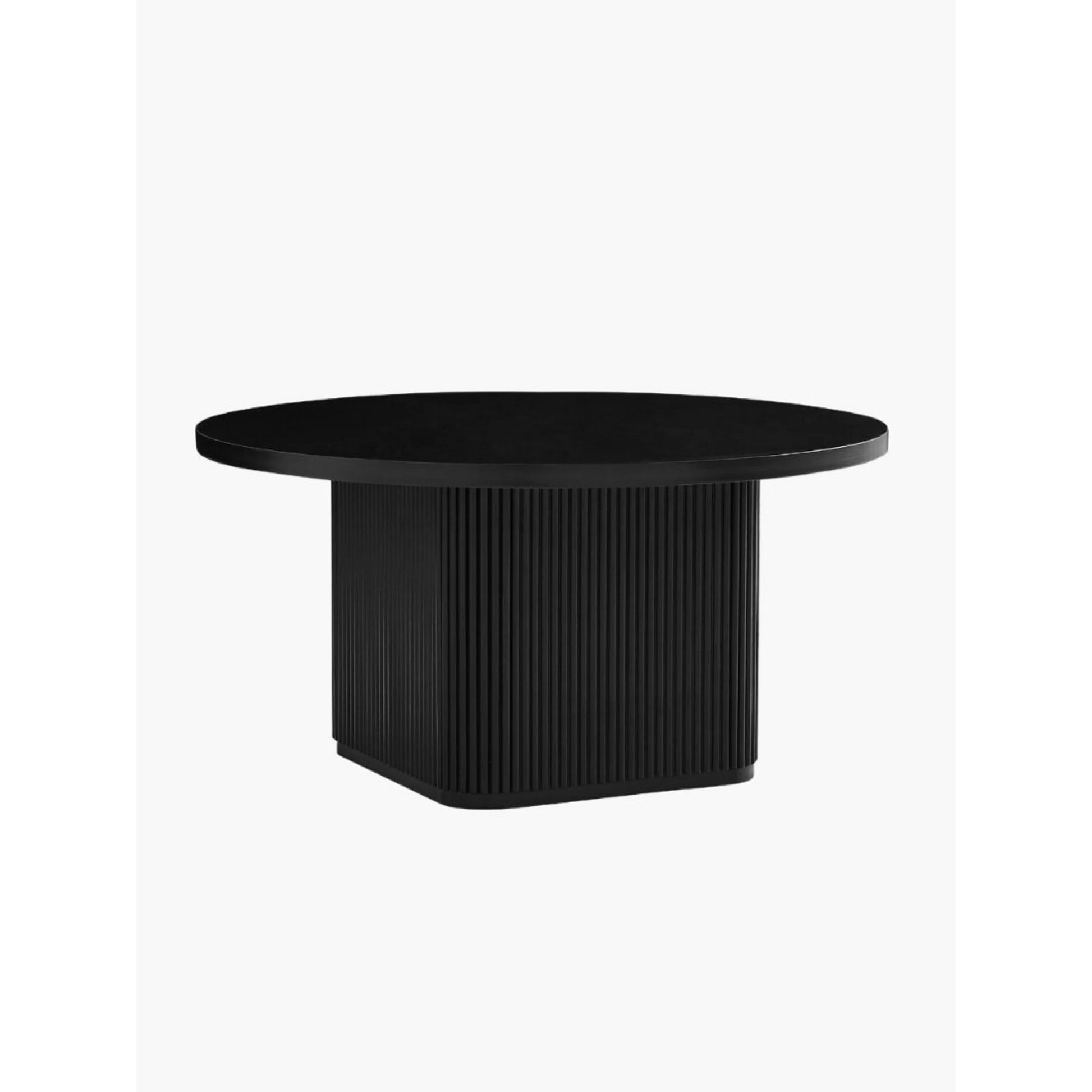 Lifely Tate Ripple Coffee Table, Black