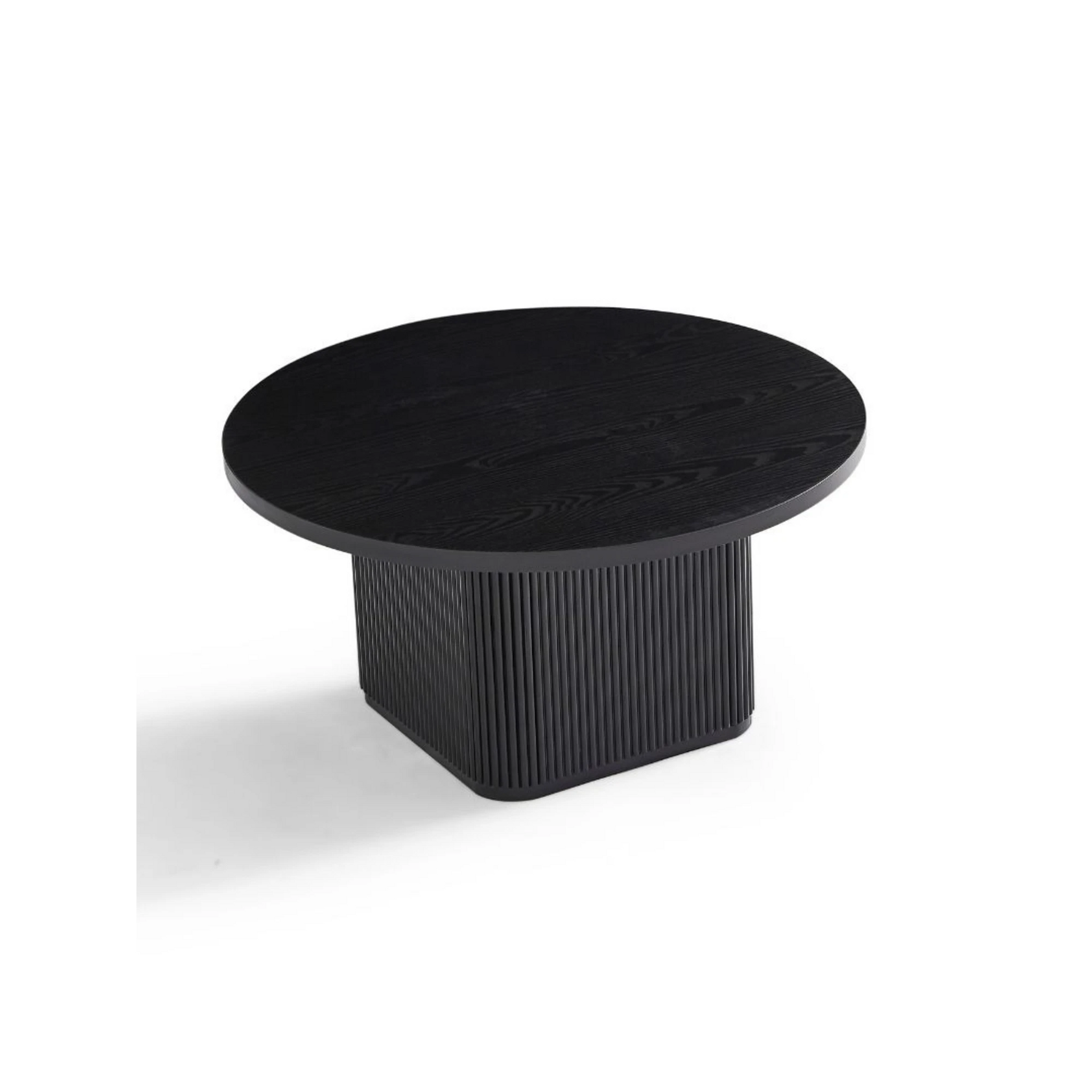 Lifely Tate Ripple Coffee Table, Black
